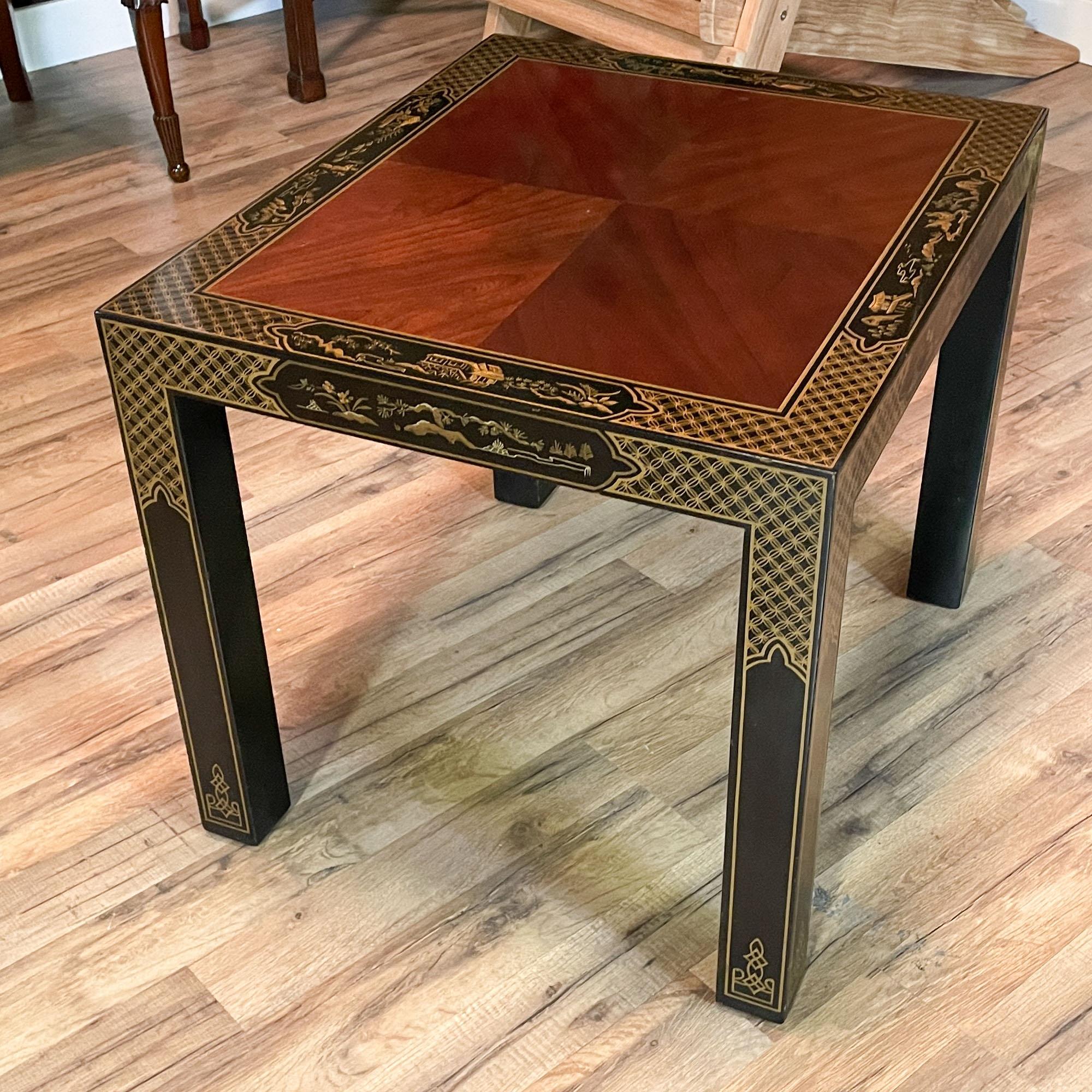 Hand-Crafted Pair Vintage Drexel End Tables For Sale