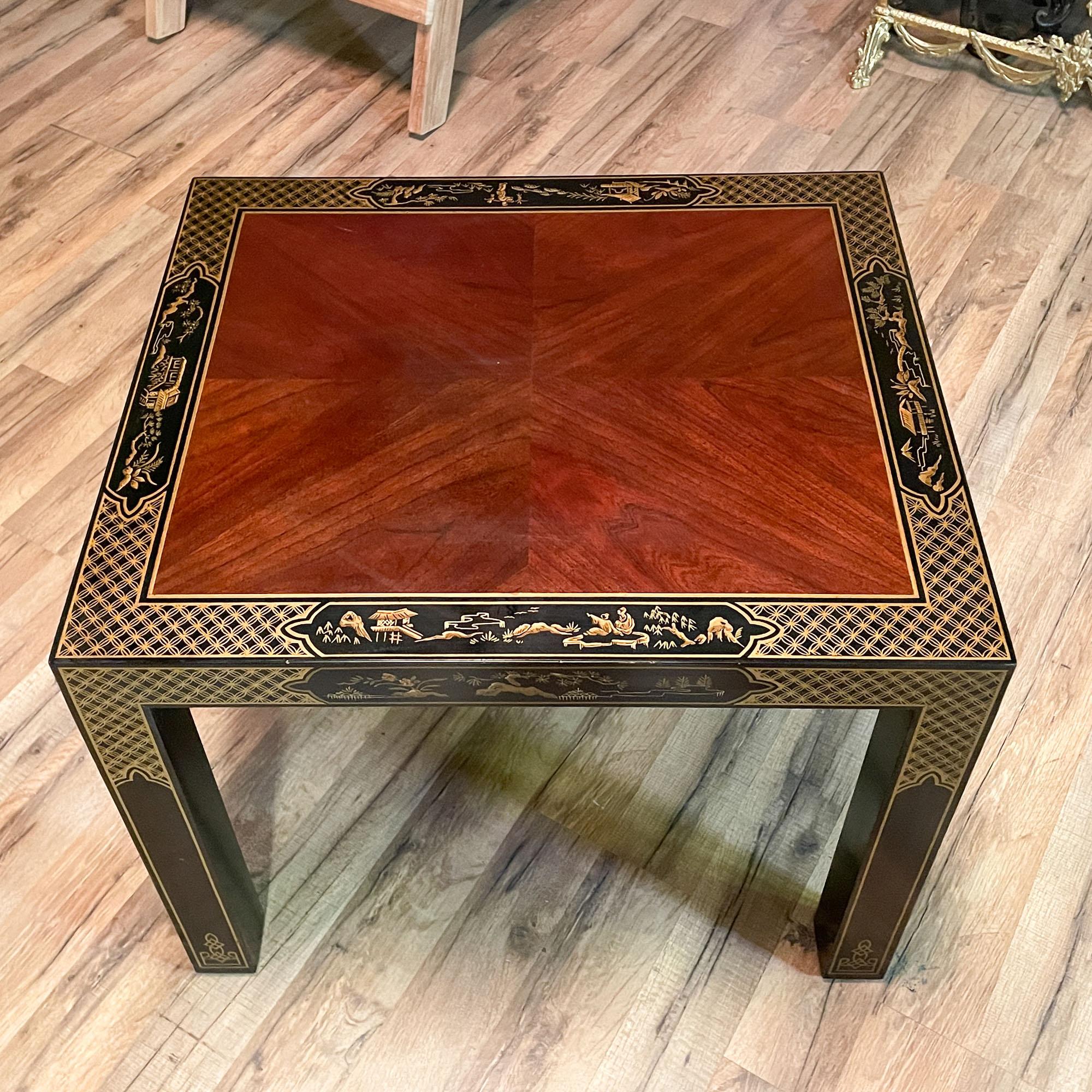 Lacquer Pair Vintage Drexel End Tables