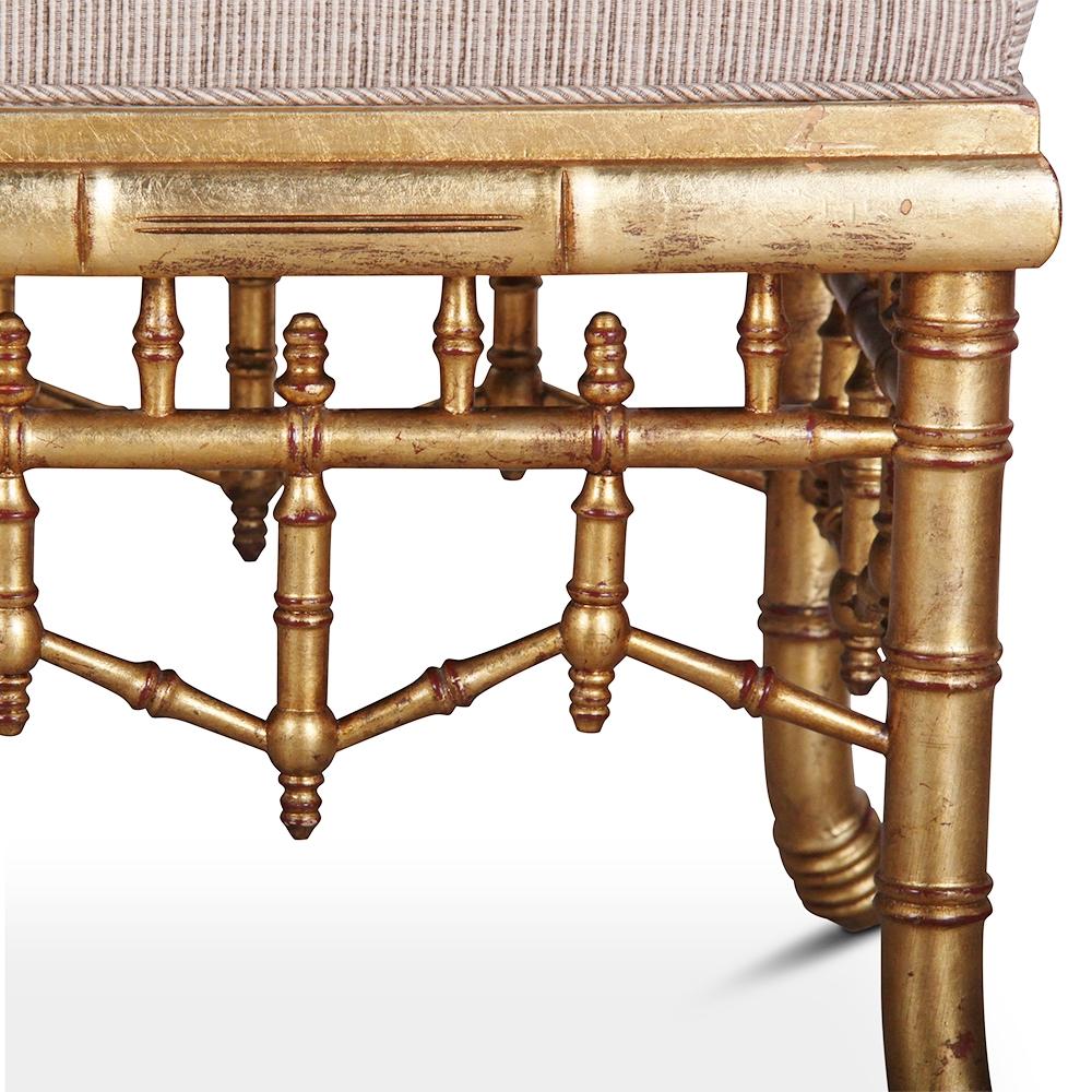 faux bamboo stool
