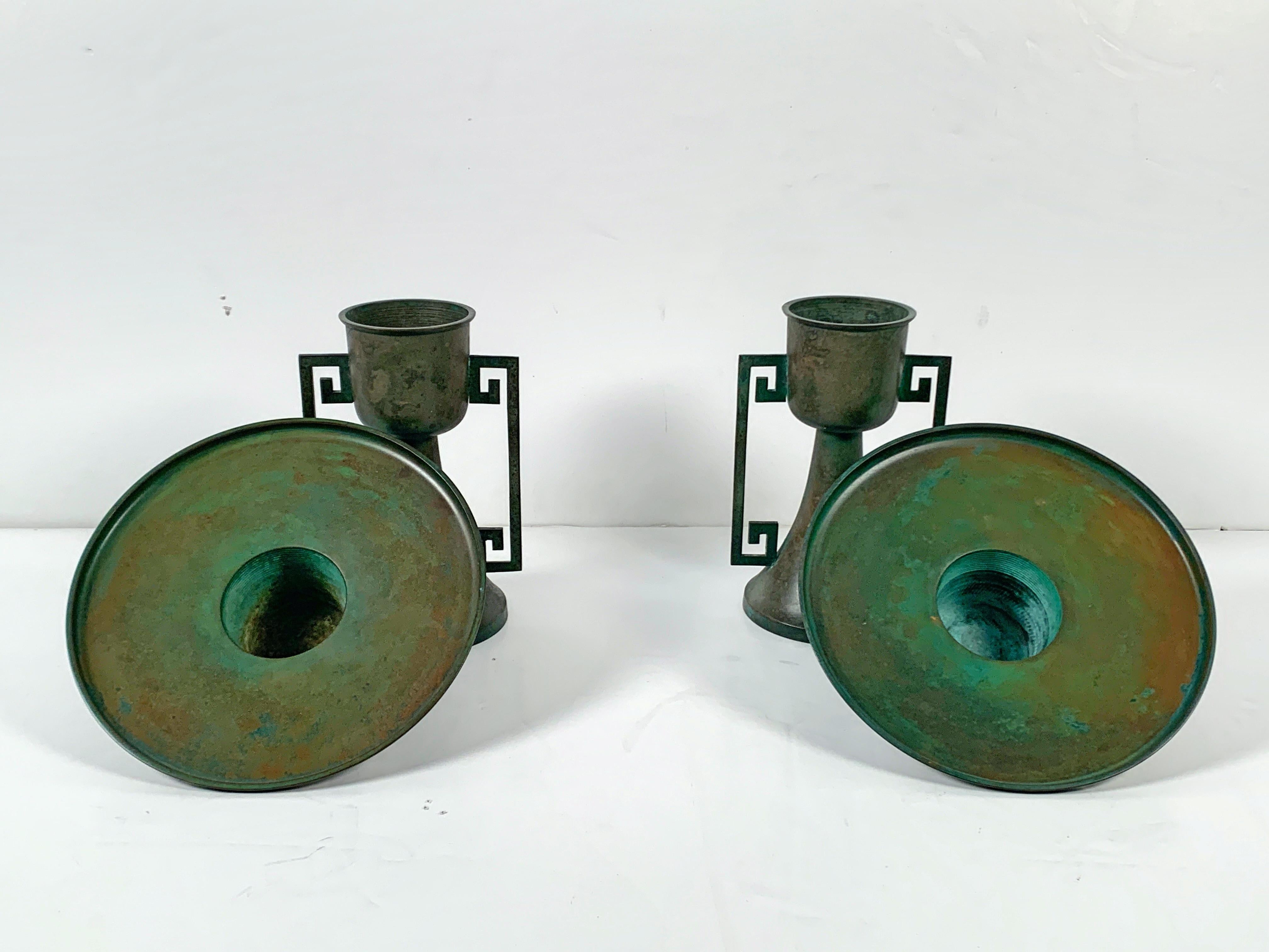 Pair of Vintage Japanese Bronze Usubata, Showa, Mid-20th Century, Japan For Sale 1