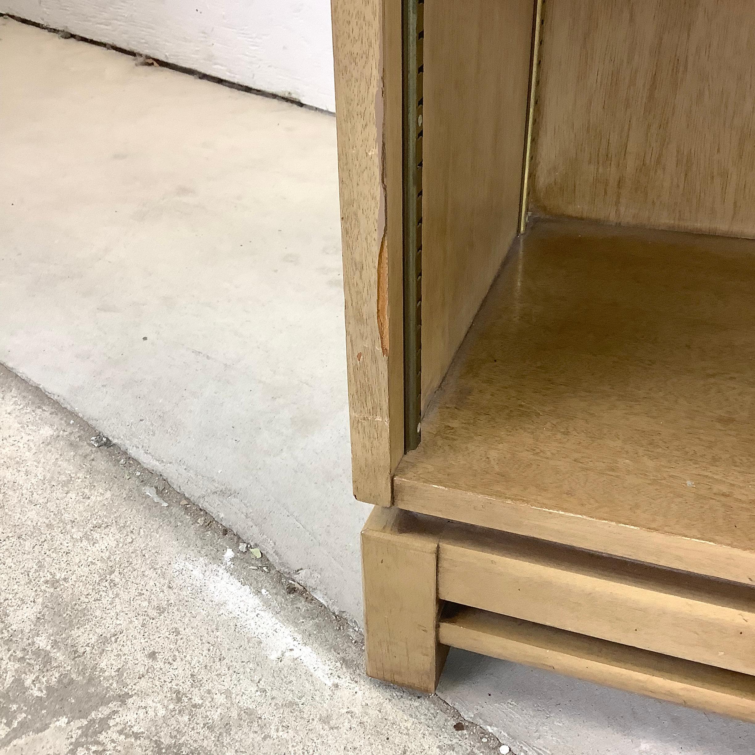 Pair Vintage Low Bookcases, 