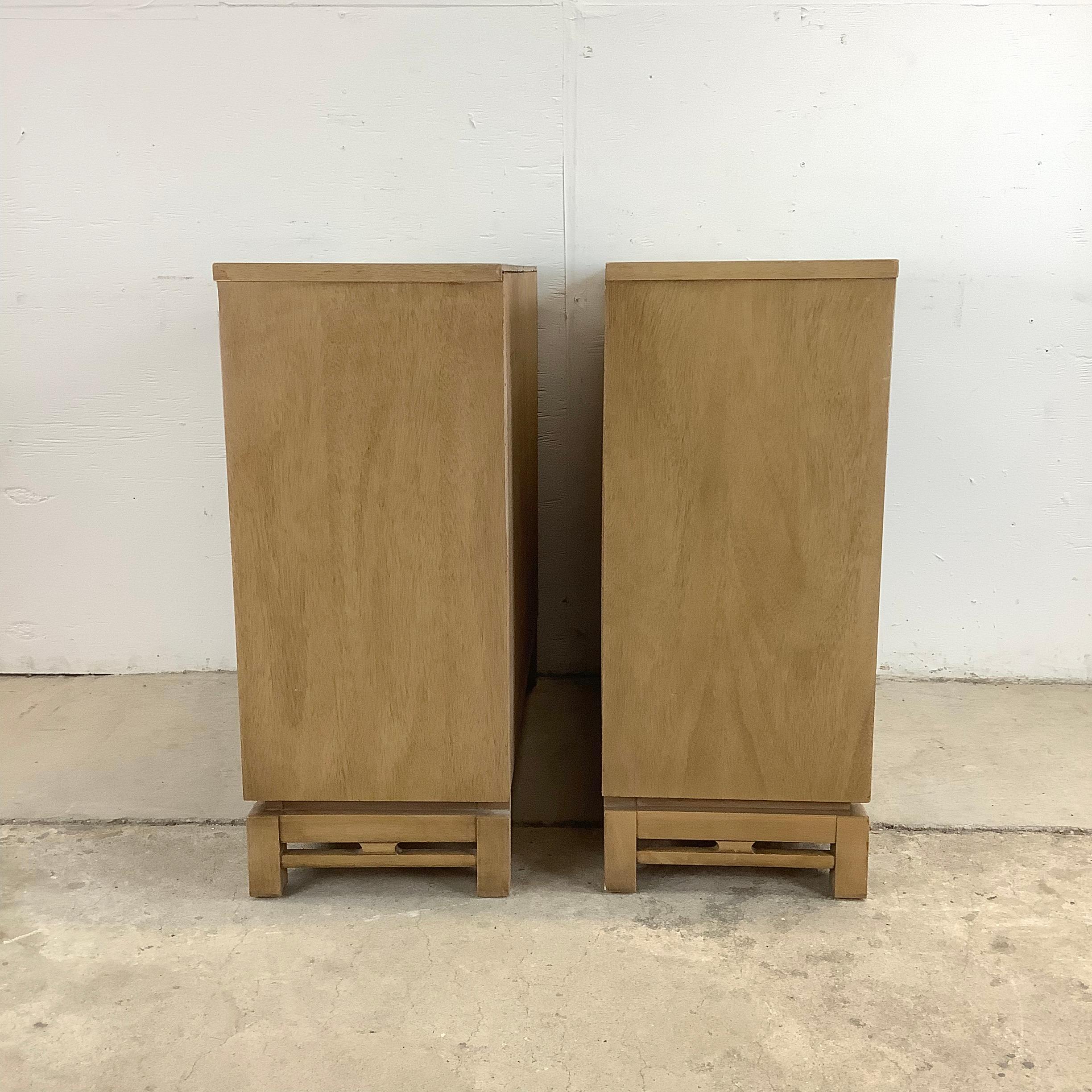Other Pair Vintage Low Bookcases, 
