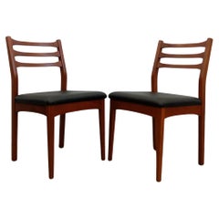 Pair Vintage Mid Century Modern Dining Chairs