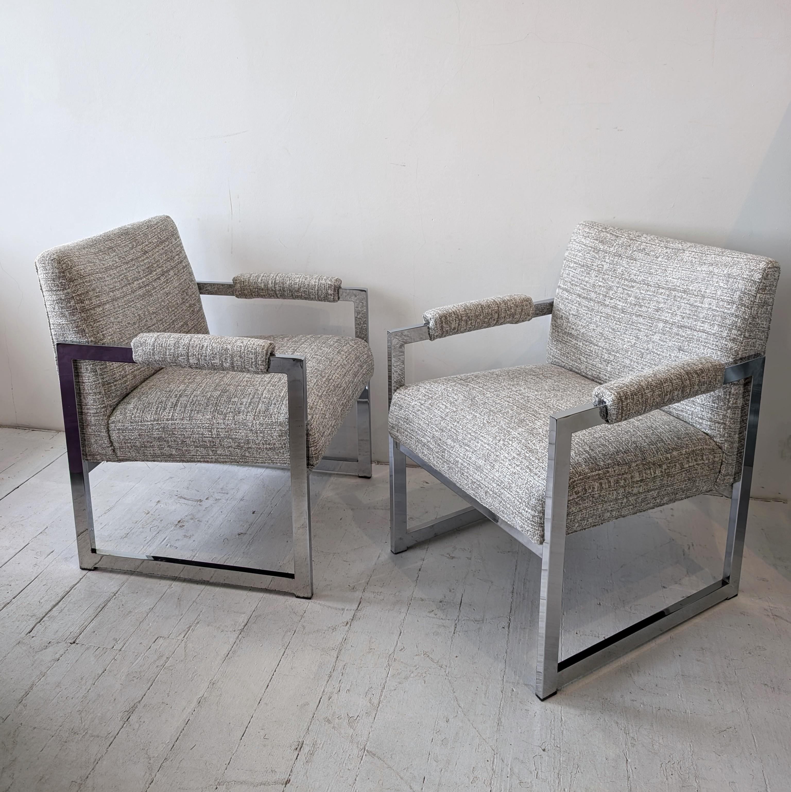 American Pair vintage midcentury armchairs by Adrian Pearsall Comfort Designs, USA 1970s For Sale