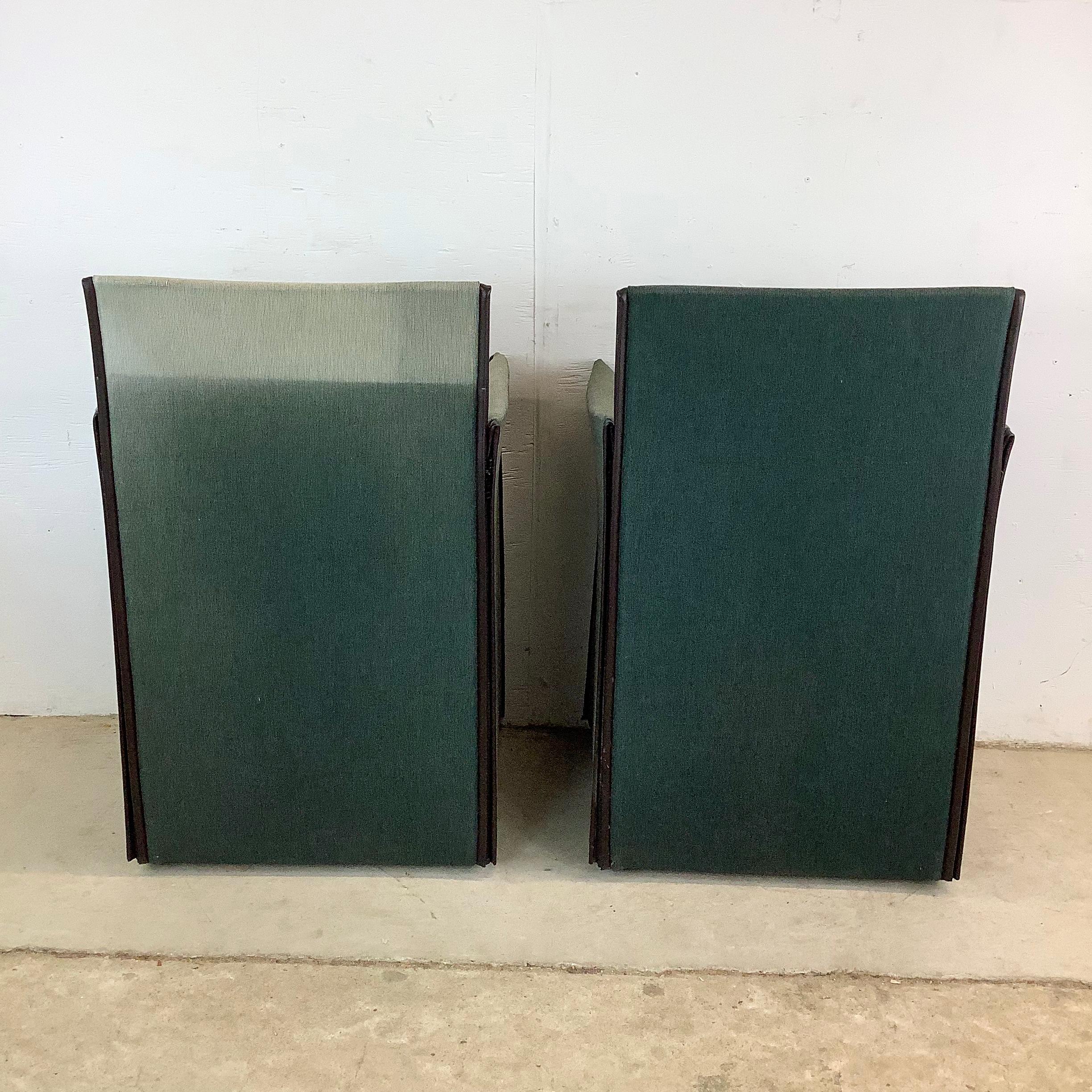 Pair Vintage Modern Armchairs attr. Mario Bellini for Cassina en vente 4