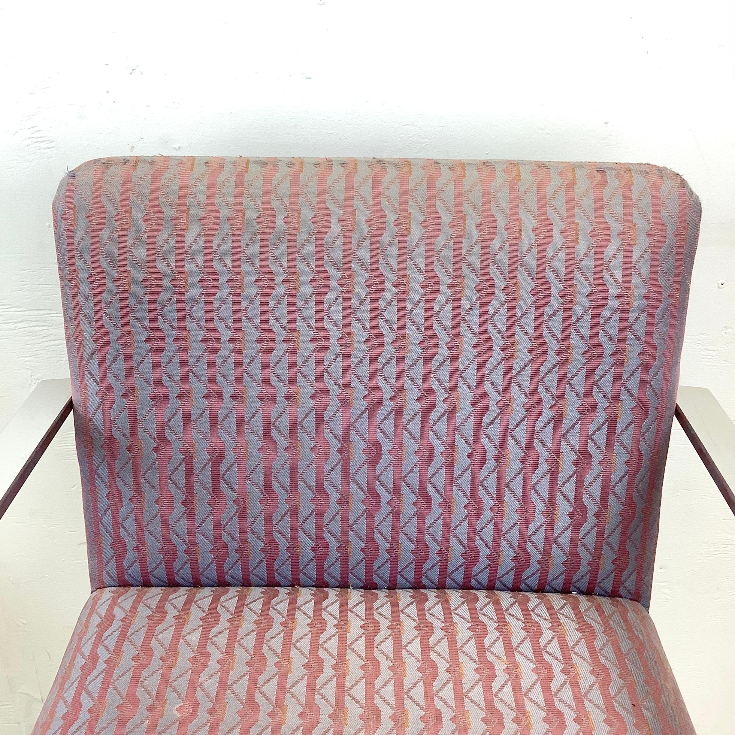 Ein Paar moderne freitragende Vintage-Sessel nach Mies van der Rohe im Angebot 2