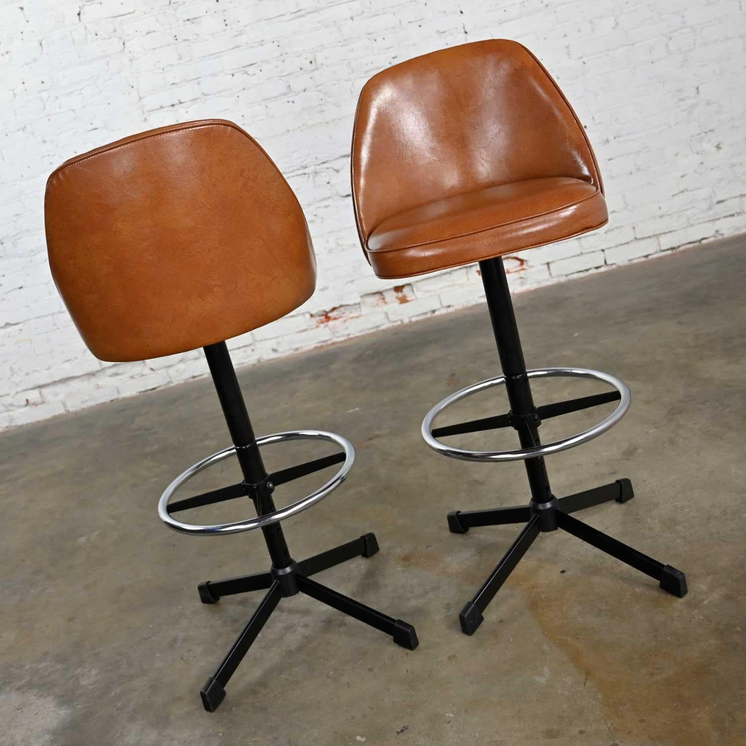 cosco bar stools vintage