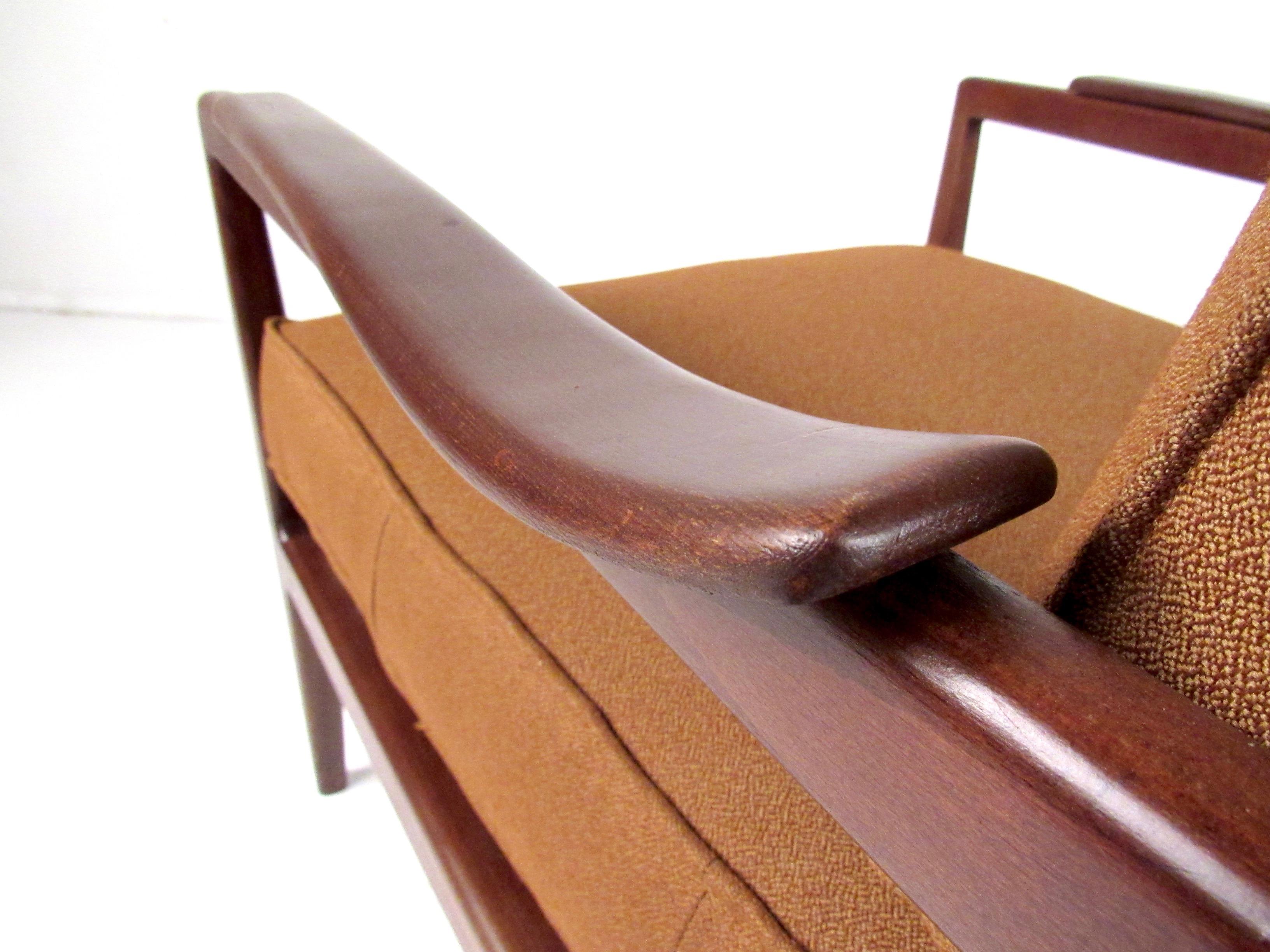 Edmond Spence Designed Walnut Lounge Chairs 6
