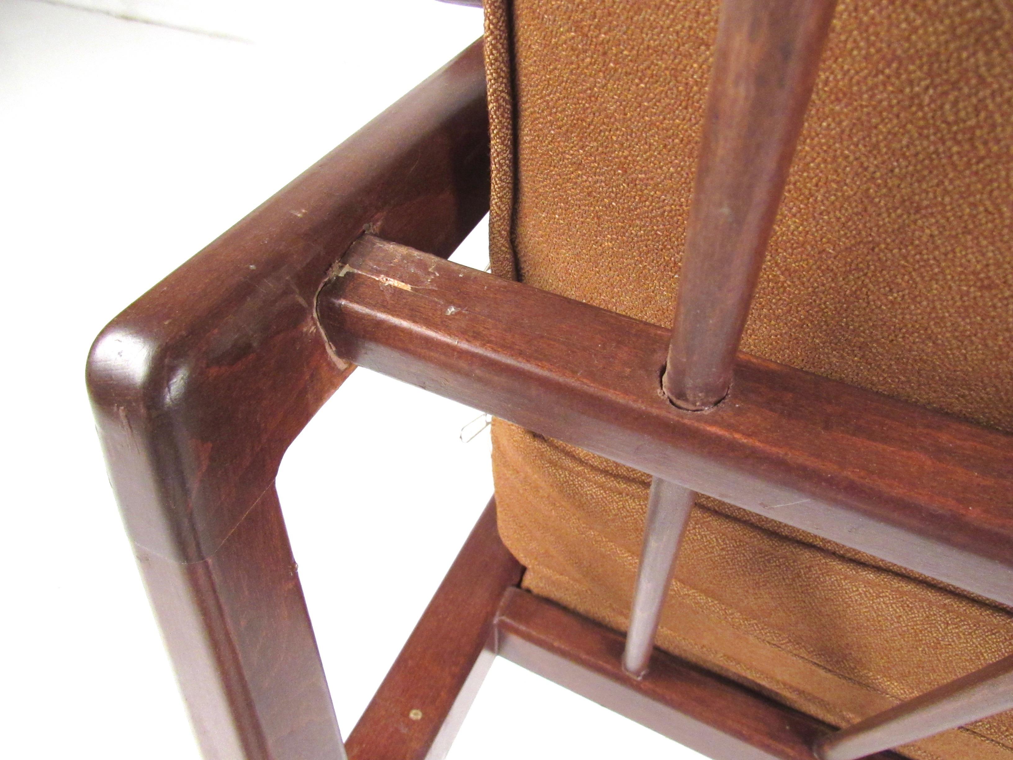 Edmond Spence Designed Walnut Lounge Chairs 7