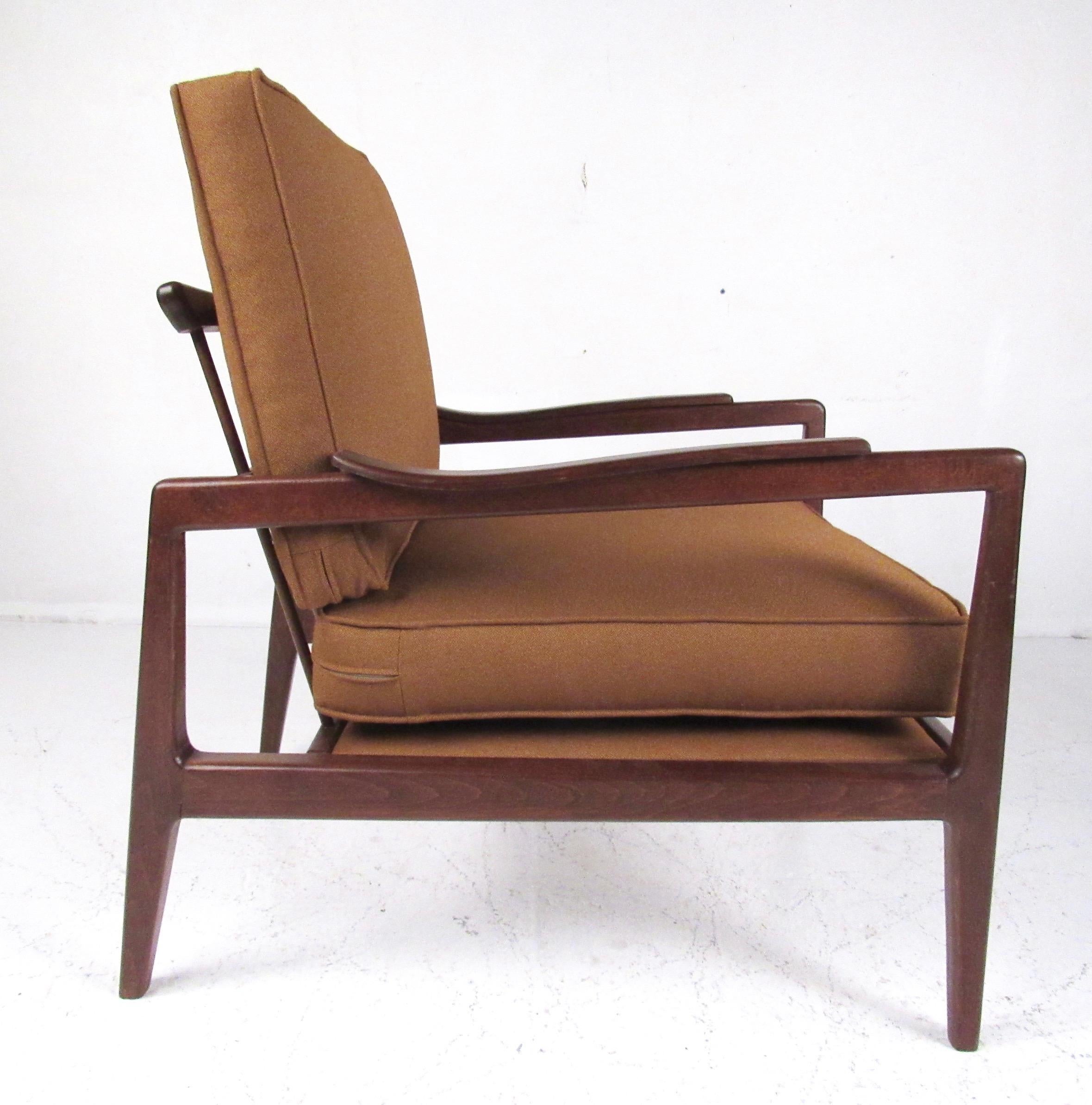 20th Century Edmond Spence Designed Walnut Lounge Chairs