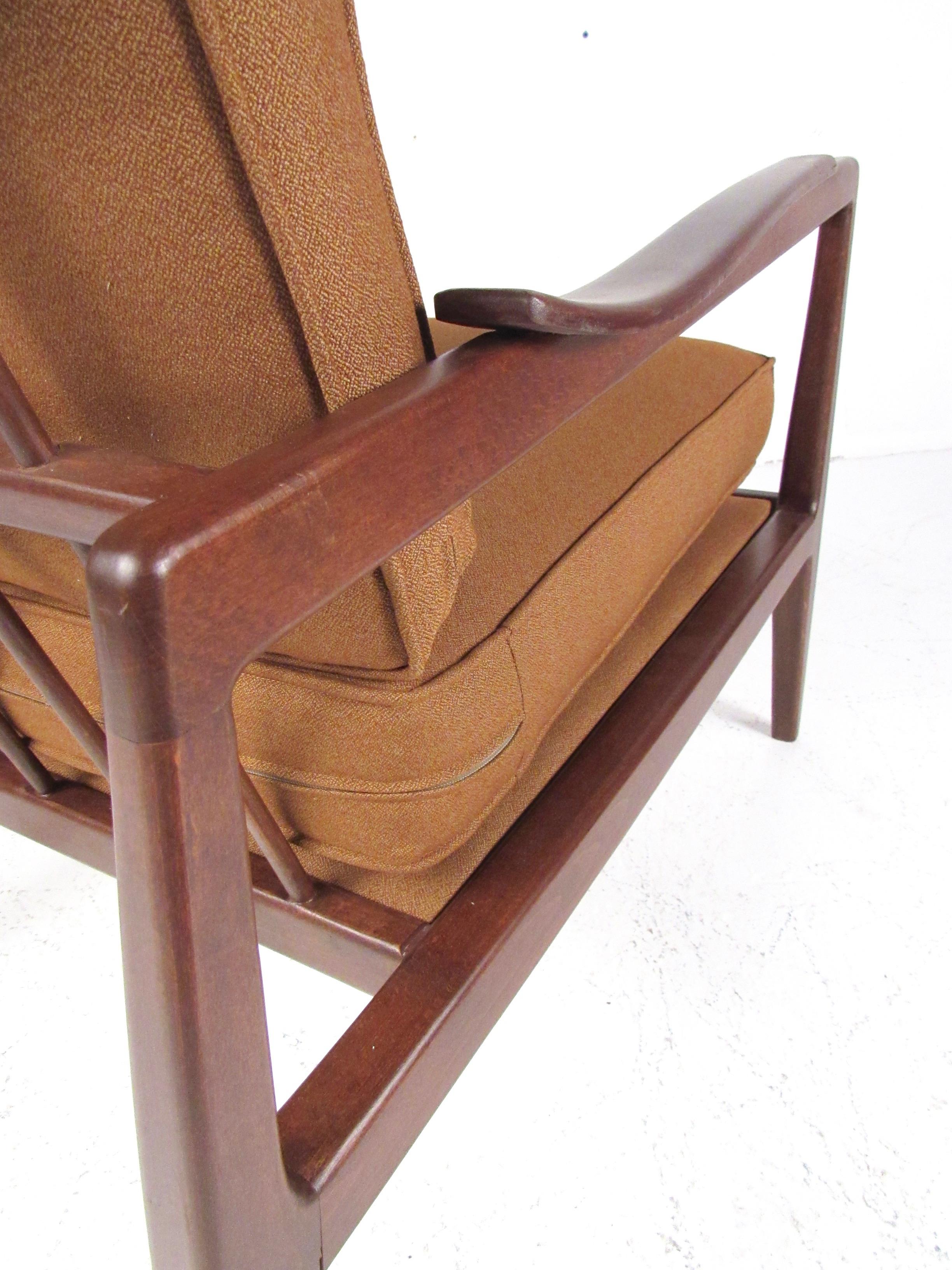 Edmond Spence Designed Walnut Lounge Chairs 2