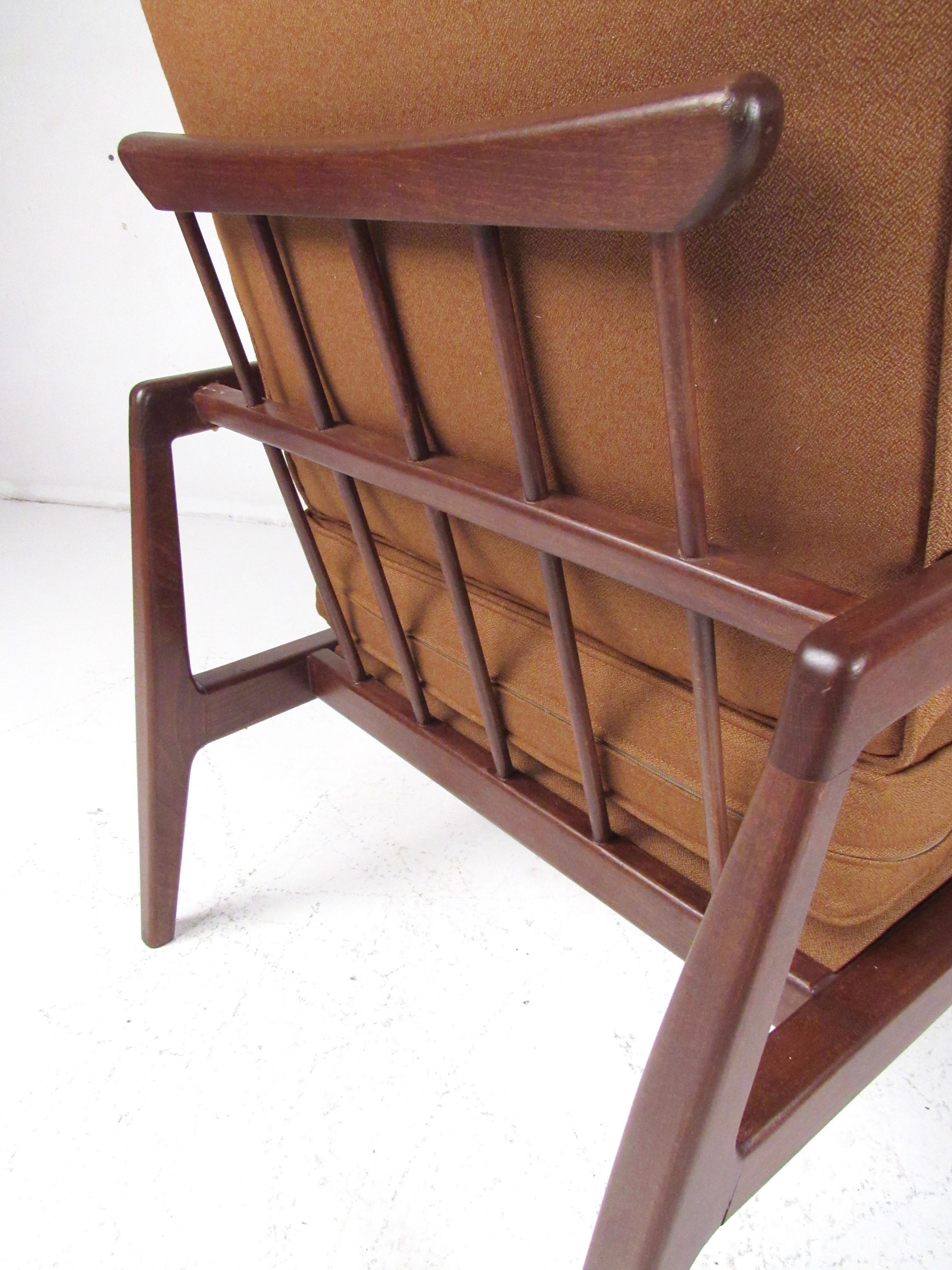 Edmond Spence Designed Walnut Lounge Chairs 4