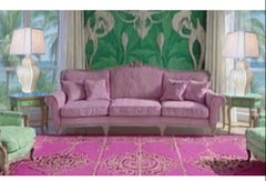 Paire de lampes en céramique Palm Beach Vintage Regency Dorothy Draper Isp Raised Palm Tree