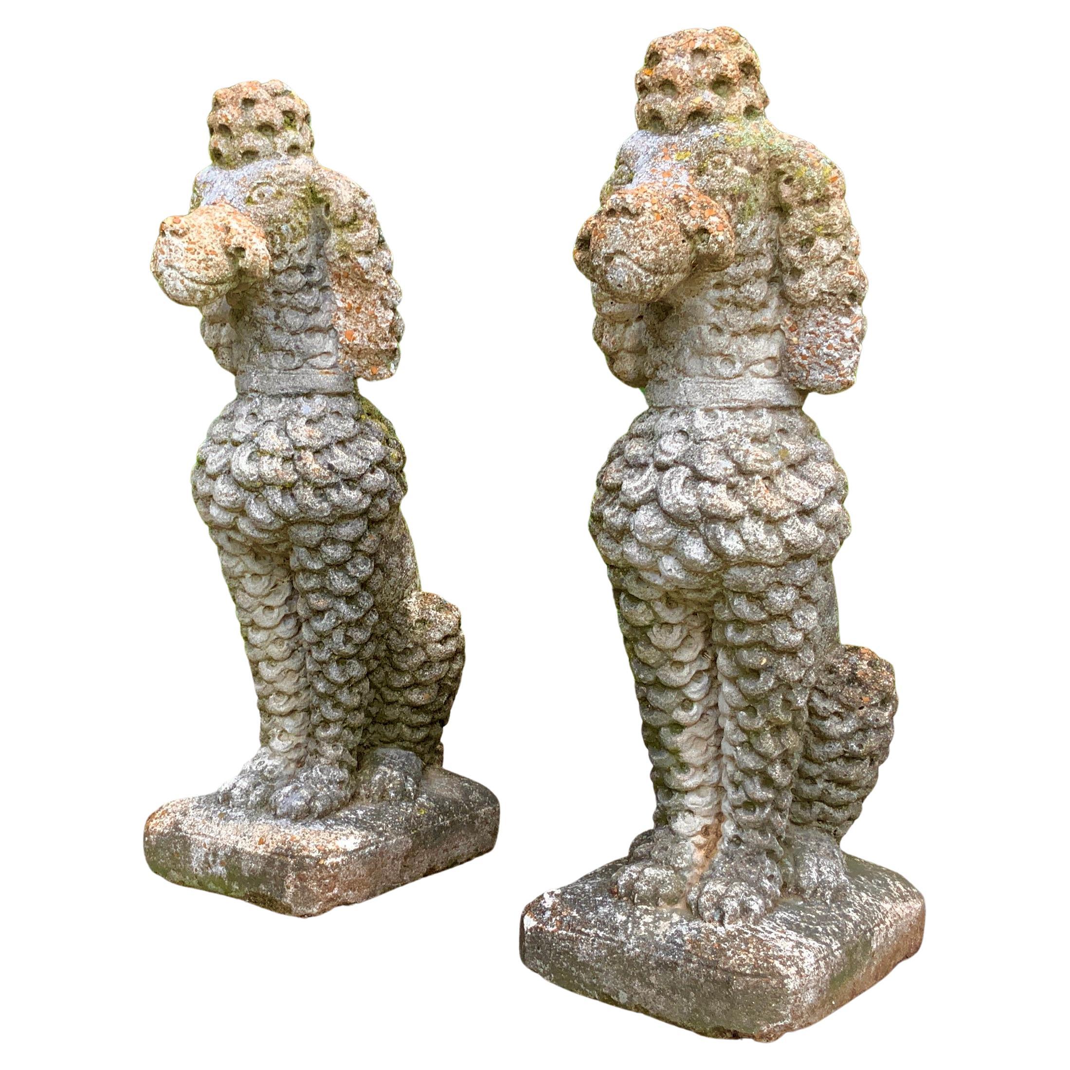 Naive Concrete Garden Sculpture of a Doe, circa 1950 at 1stDibs