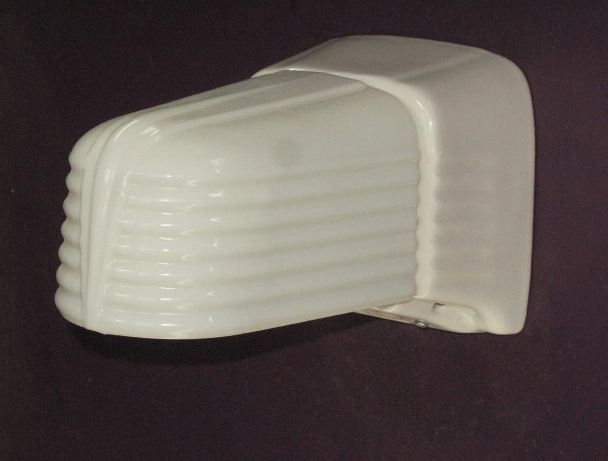 American Pair Vintage Porcelain Bathroom Wall Sconce Lights