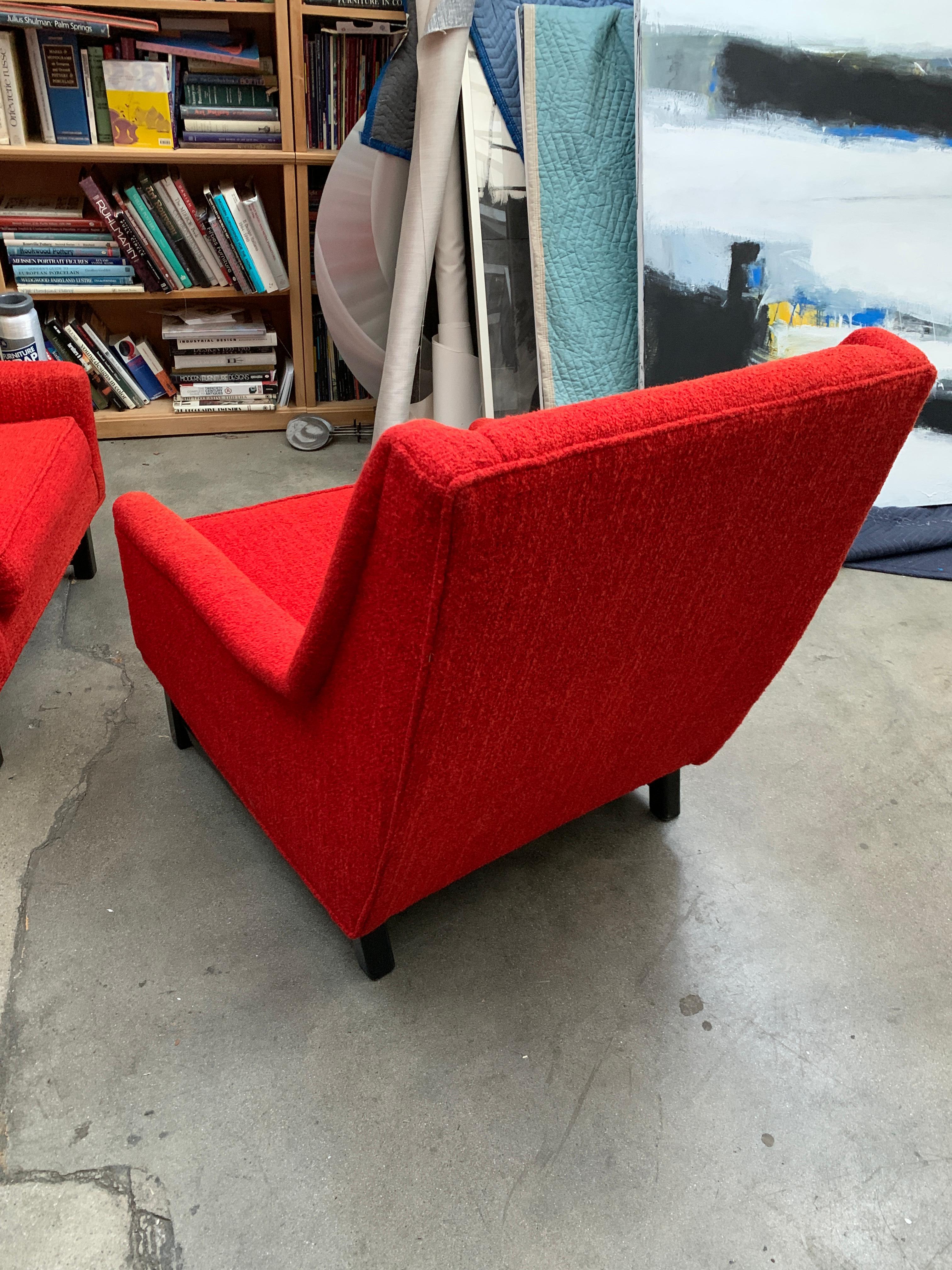 1960’s Red Lounge Chairs 3