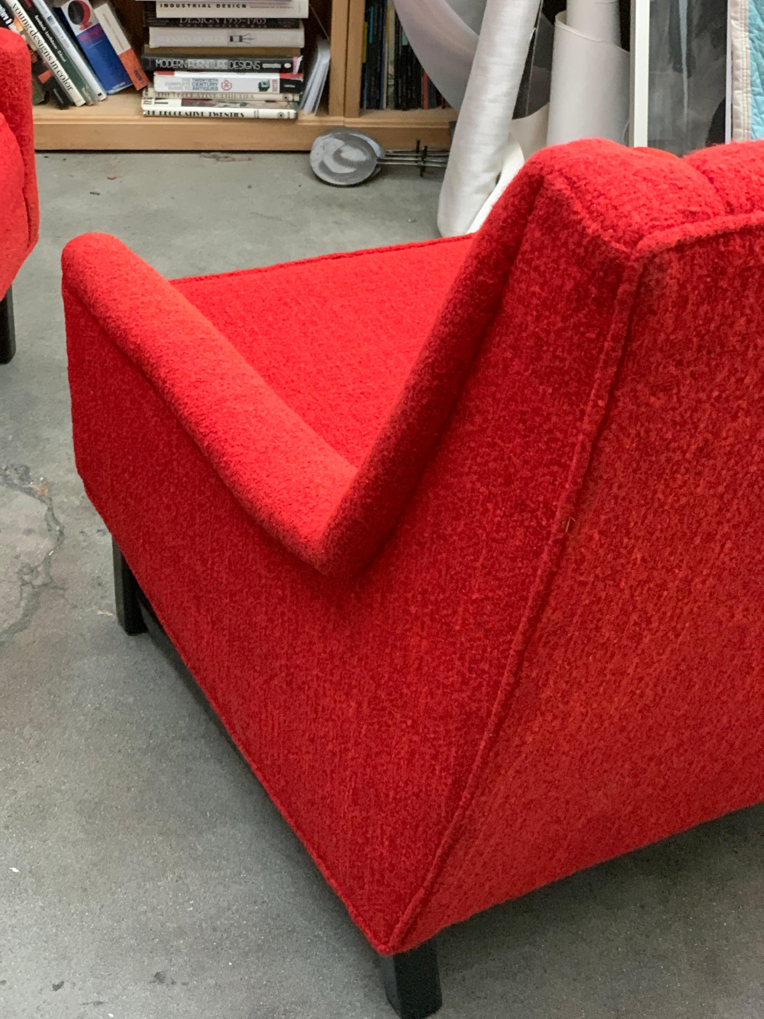 1960’s Red Lounge Chairs 4