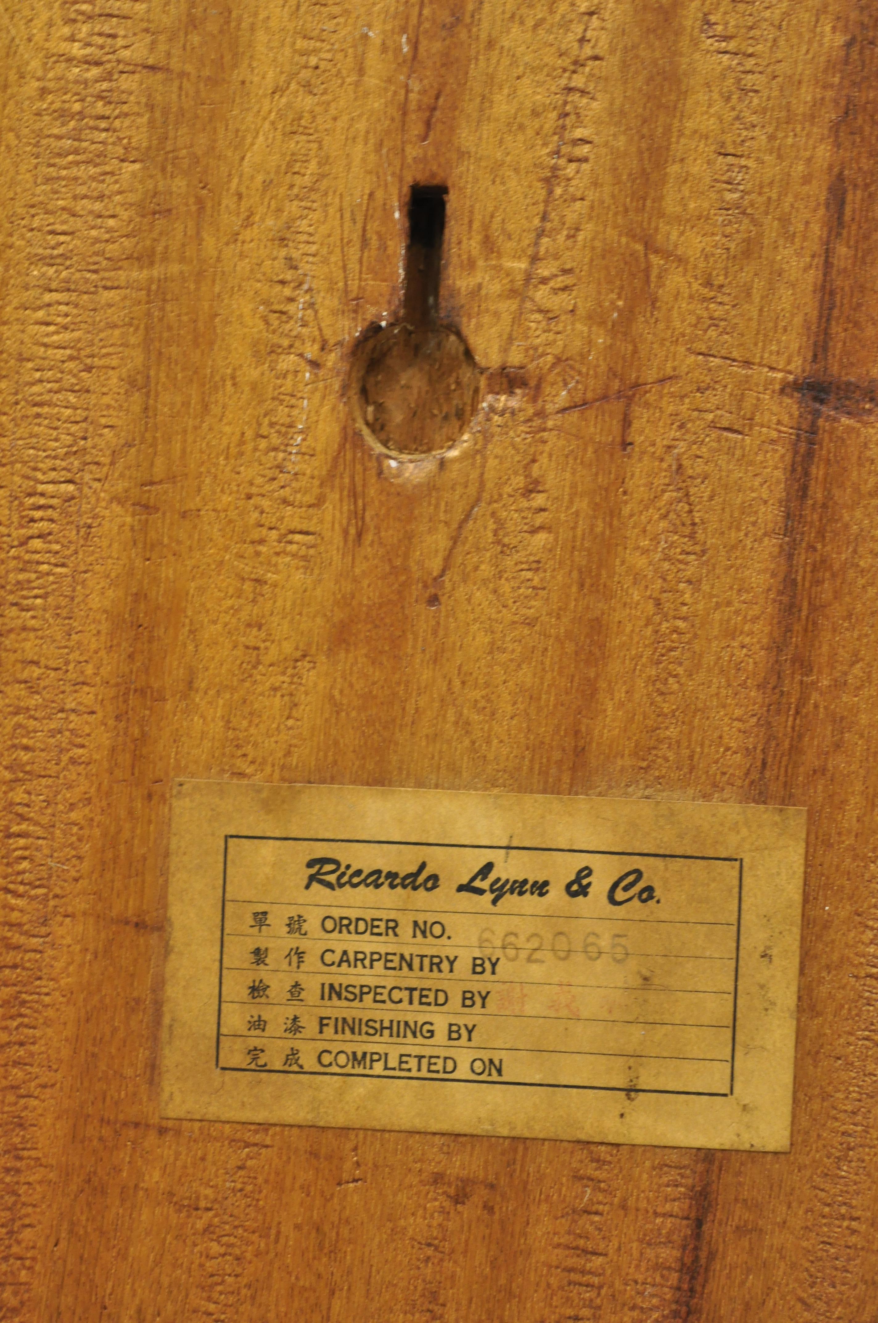 Pareja Vintage Ricardo Lynn Tallado Madera Teca Figuras Orientales Flautista Wiseman 3
