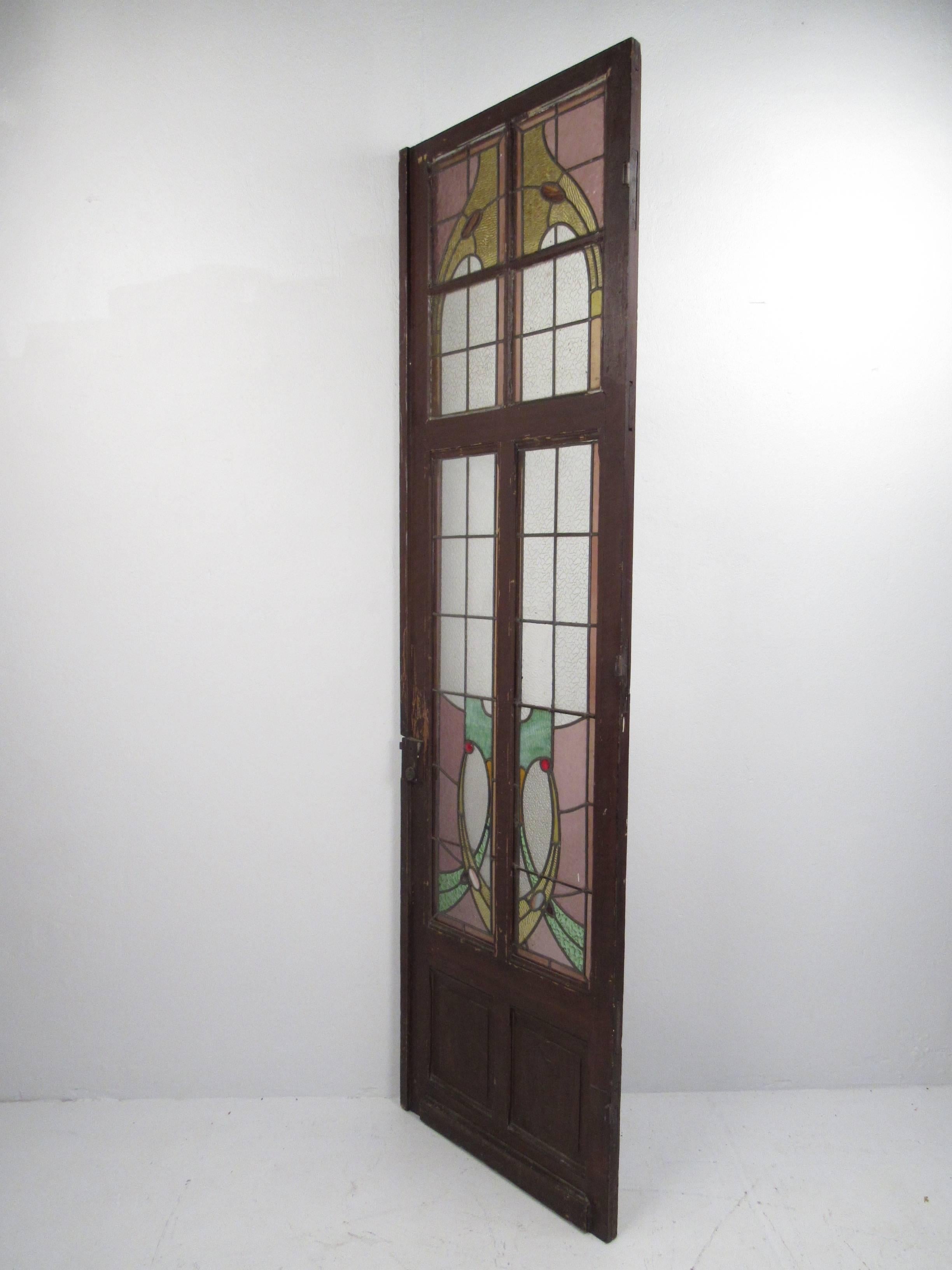 vintage glass door