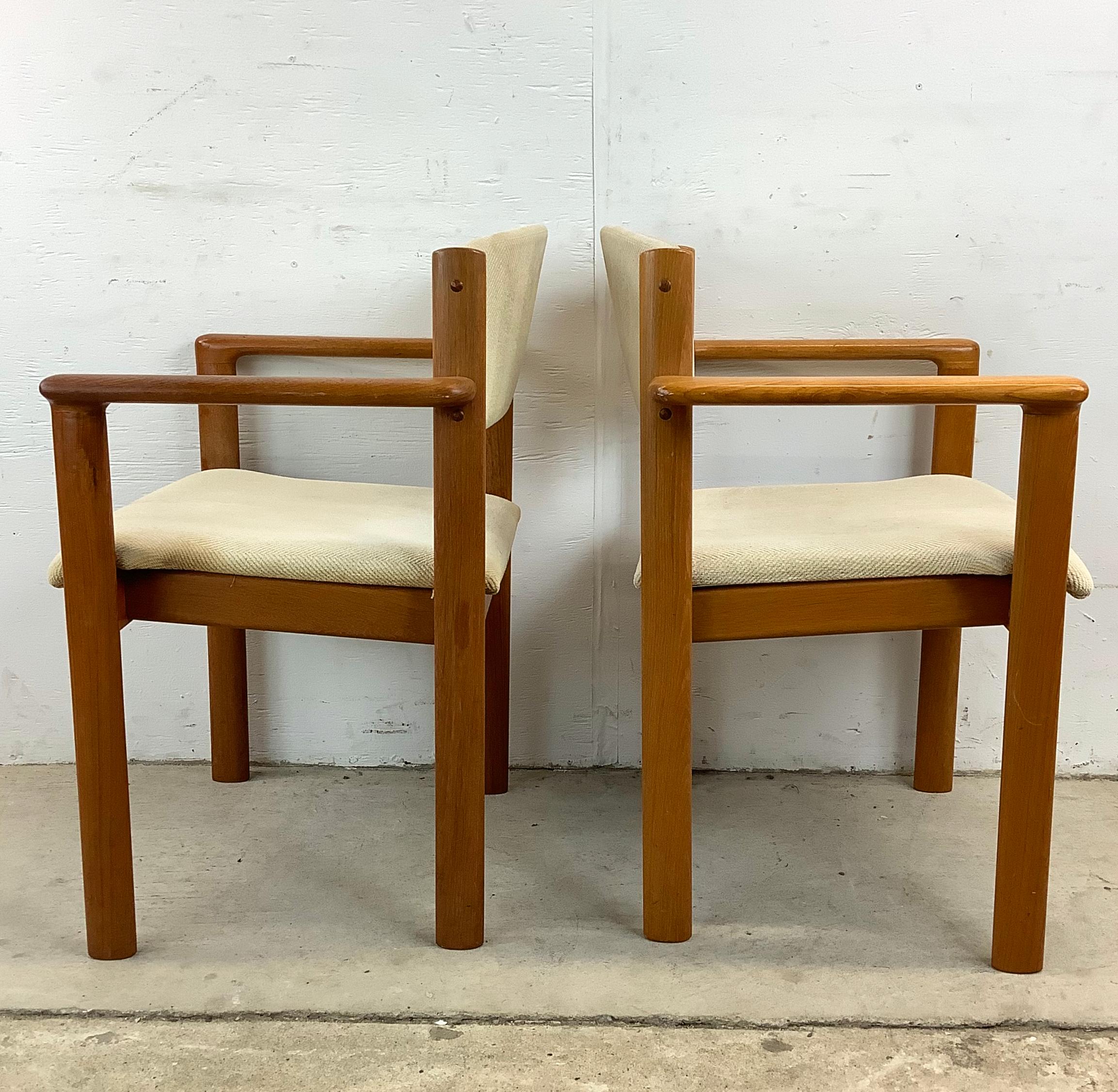 Other Pair Vintage Teak Armchairs For Sale