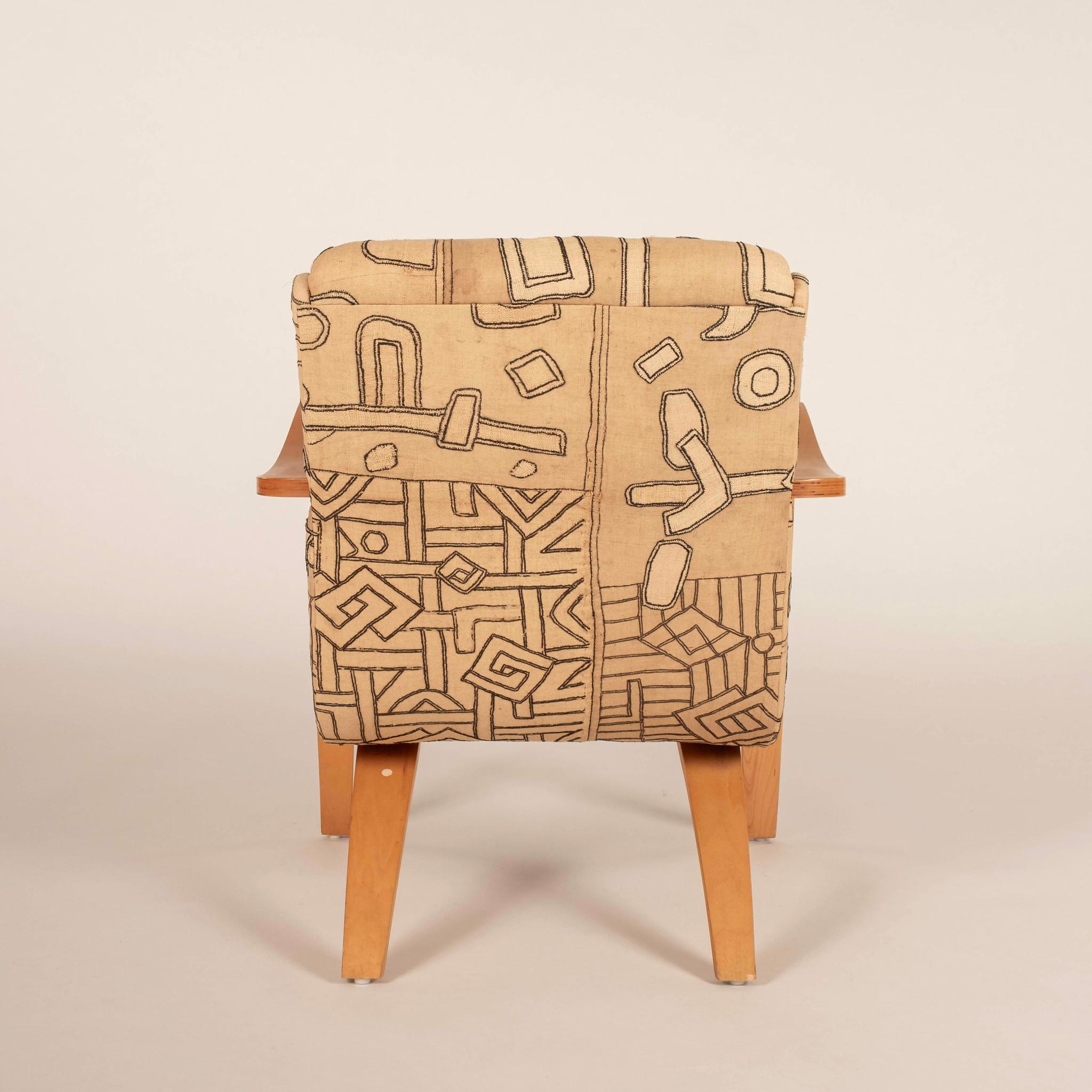 Paar Vintage Thonet Kuba Cloth Sessel im Angebot 5