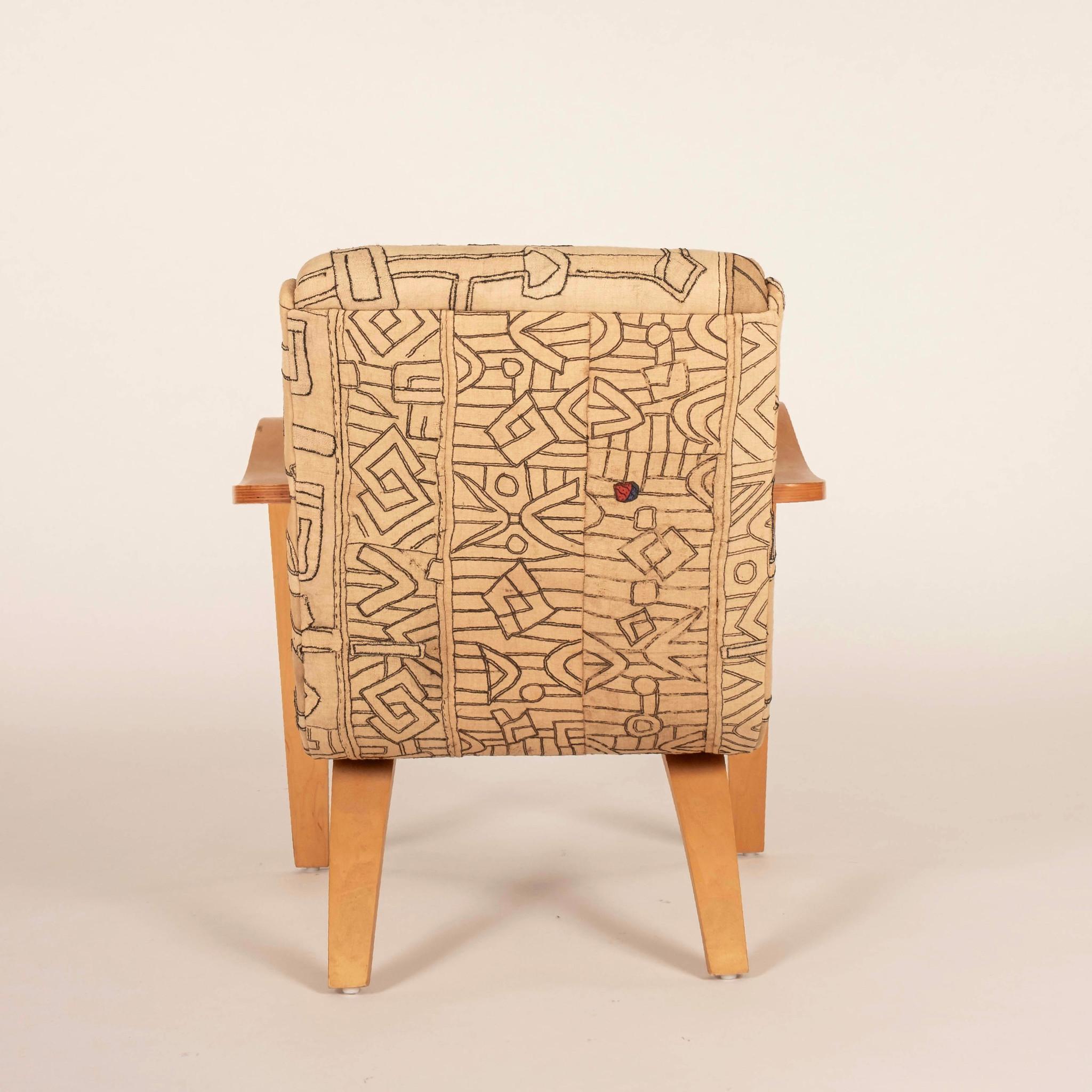 Paar Vintage Thonet Kuba Cloth Sessel im Zustand „Gut“ im Angebot in Houston, TX