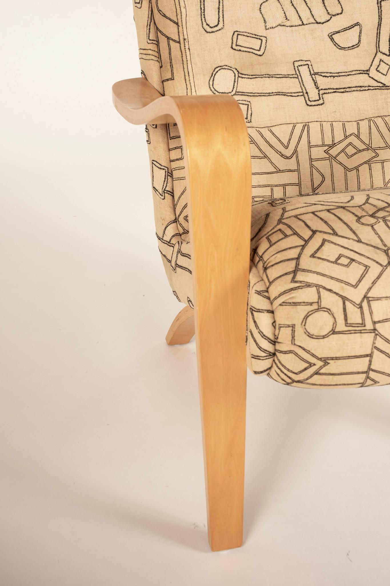 Paar Vintage Thonet Kuba Cloth Sessel im Angebot 1