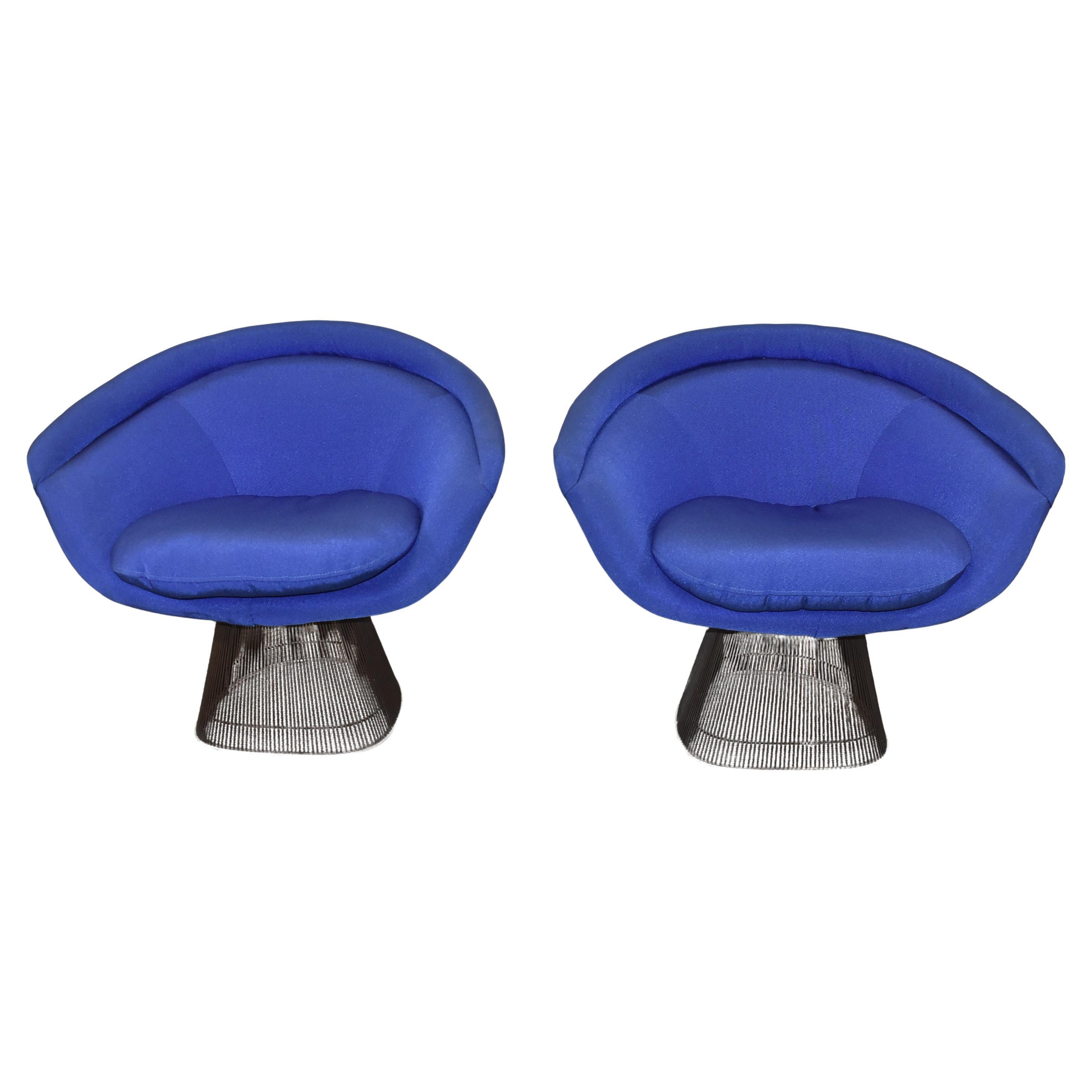 Pair Vintage Warren Platner Chairs For Knoll