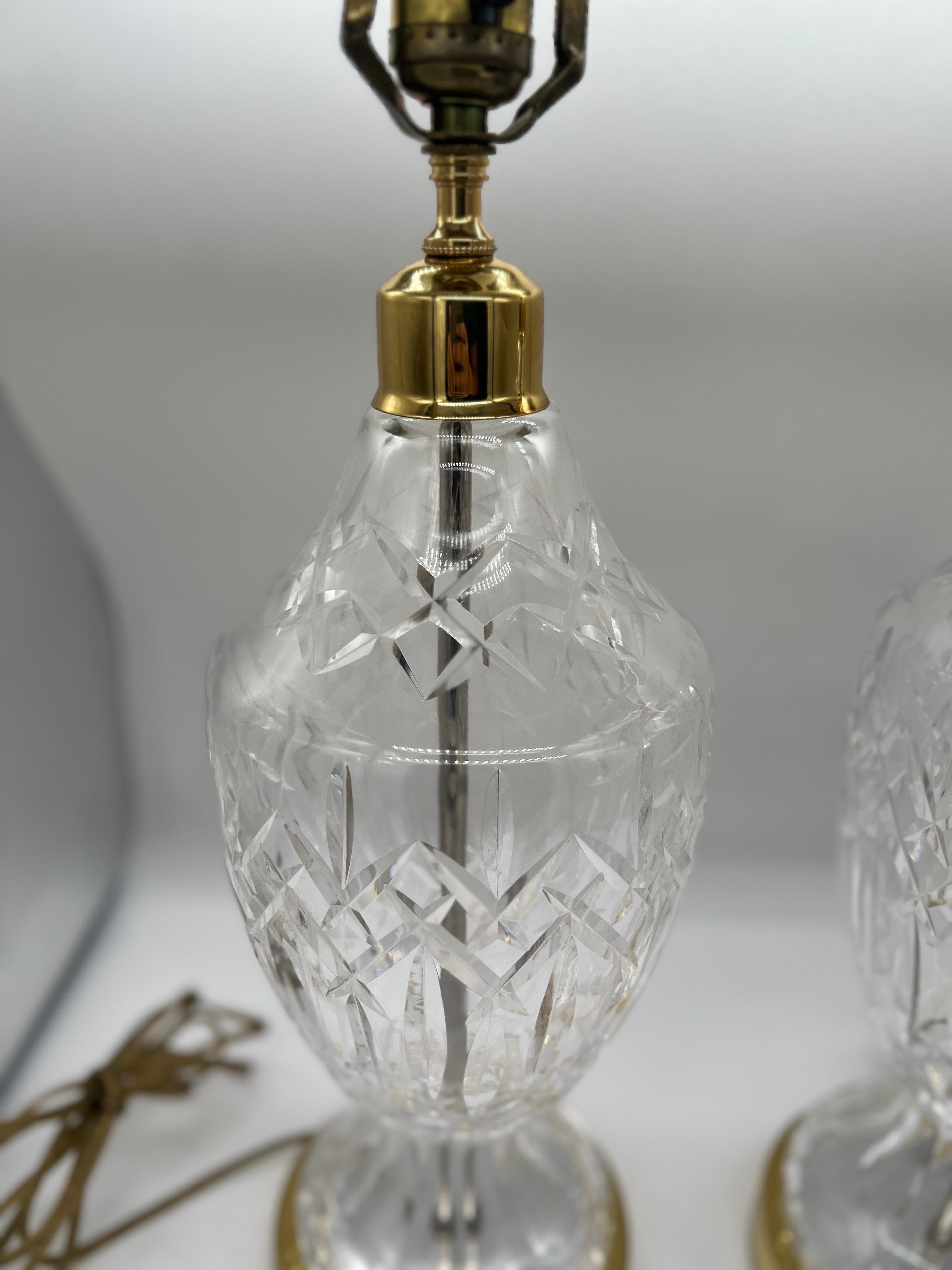 waterford crystal lamp value