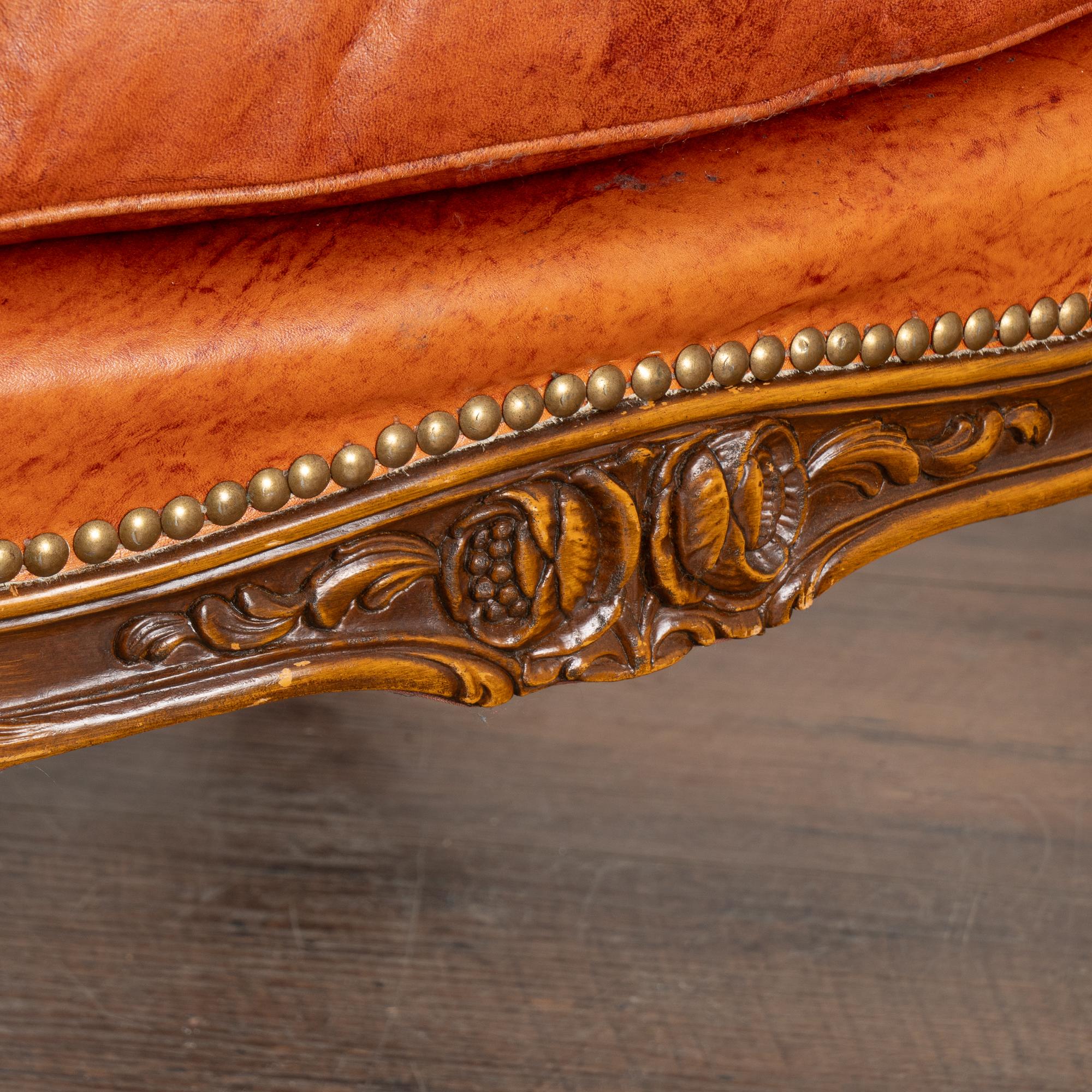 Pair, Vintage Wingback Chesterfield Armchairs, England circa 1980 1