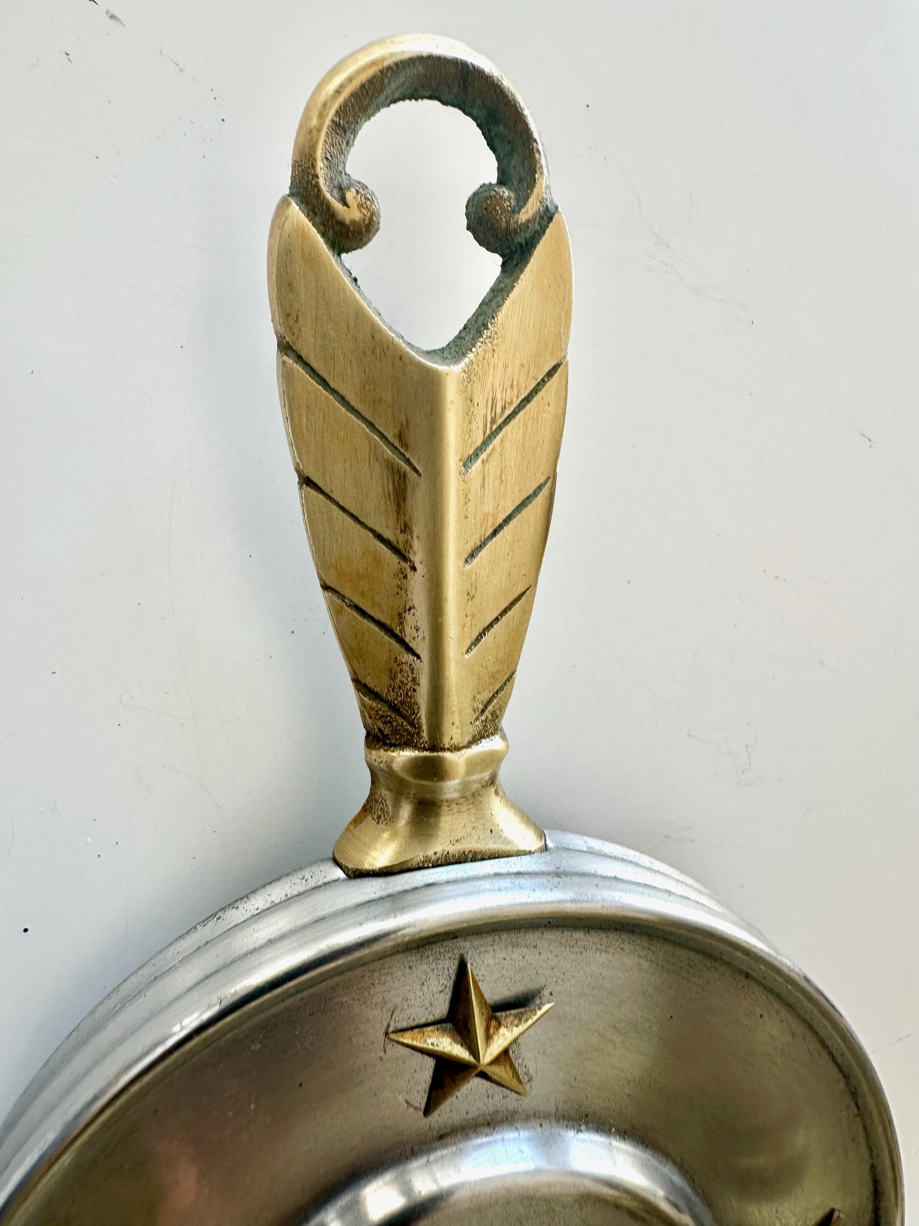 Paire d'appliques murales anciennes Virden Empire Arrow & Star en vente 11