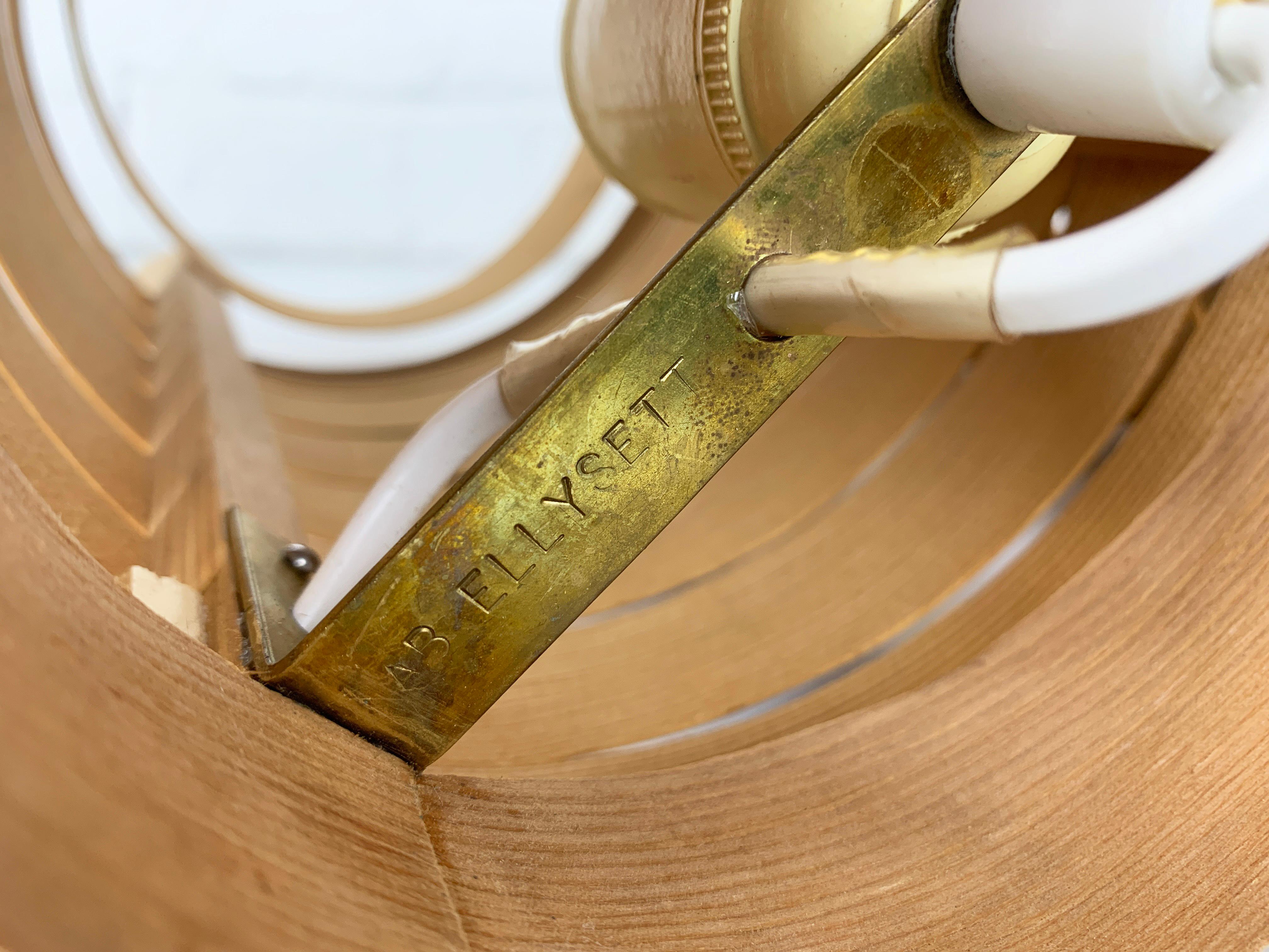 Pareja de apliques V-156 de madera de pino de Hans-Agne Jakobsson para AB Markaryd, años 60 en venta 4