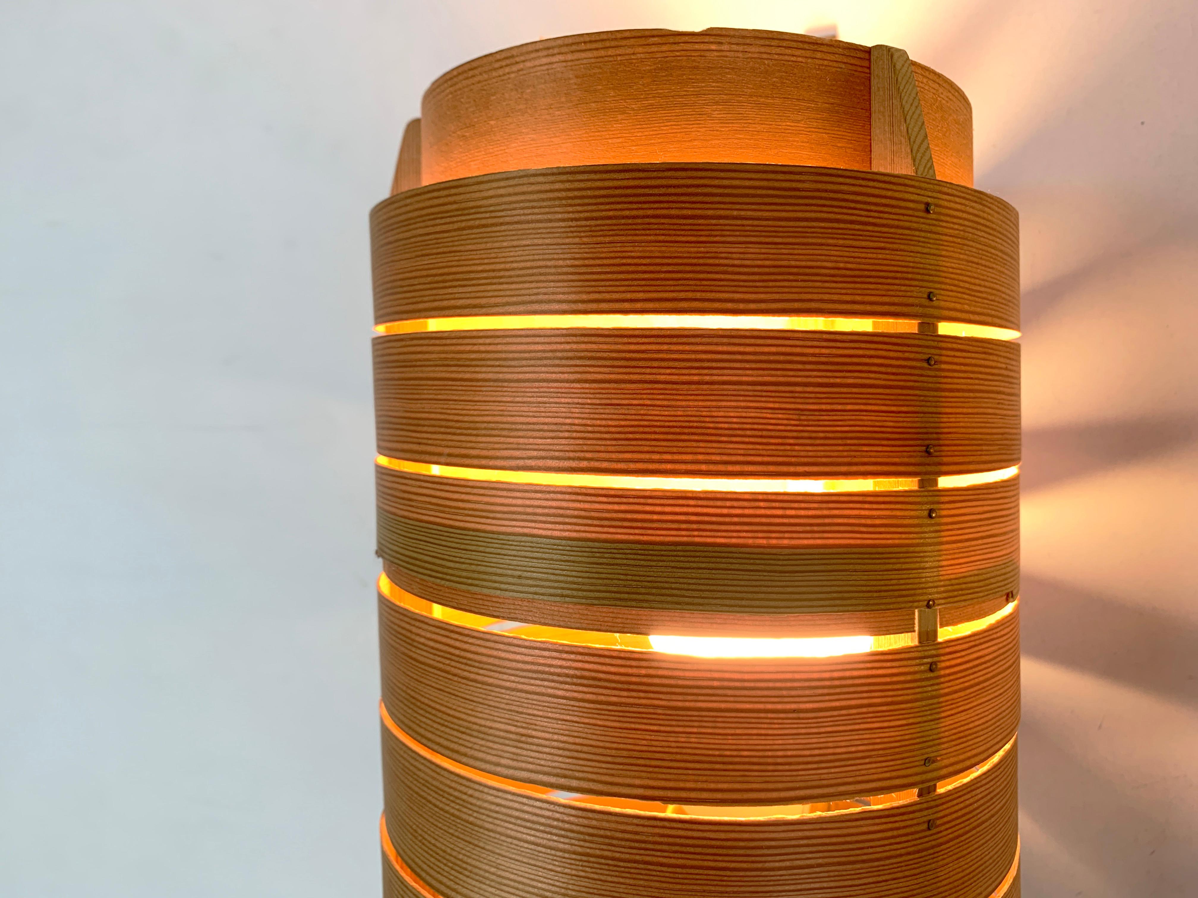 Pareja de apliques V-156 de madera de pino de Hans-Agne Jakobsson para AB Markaryd, años 60 en venta 9