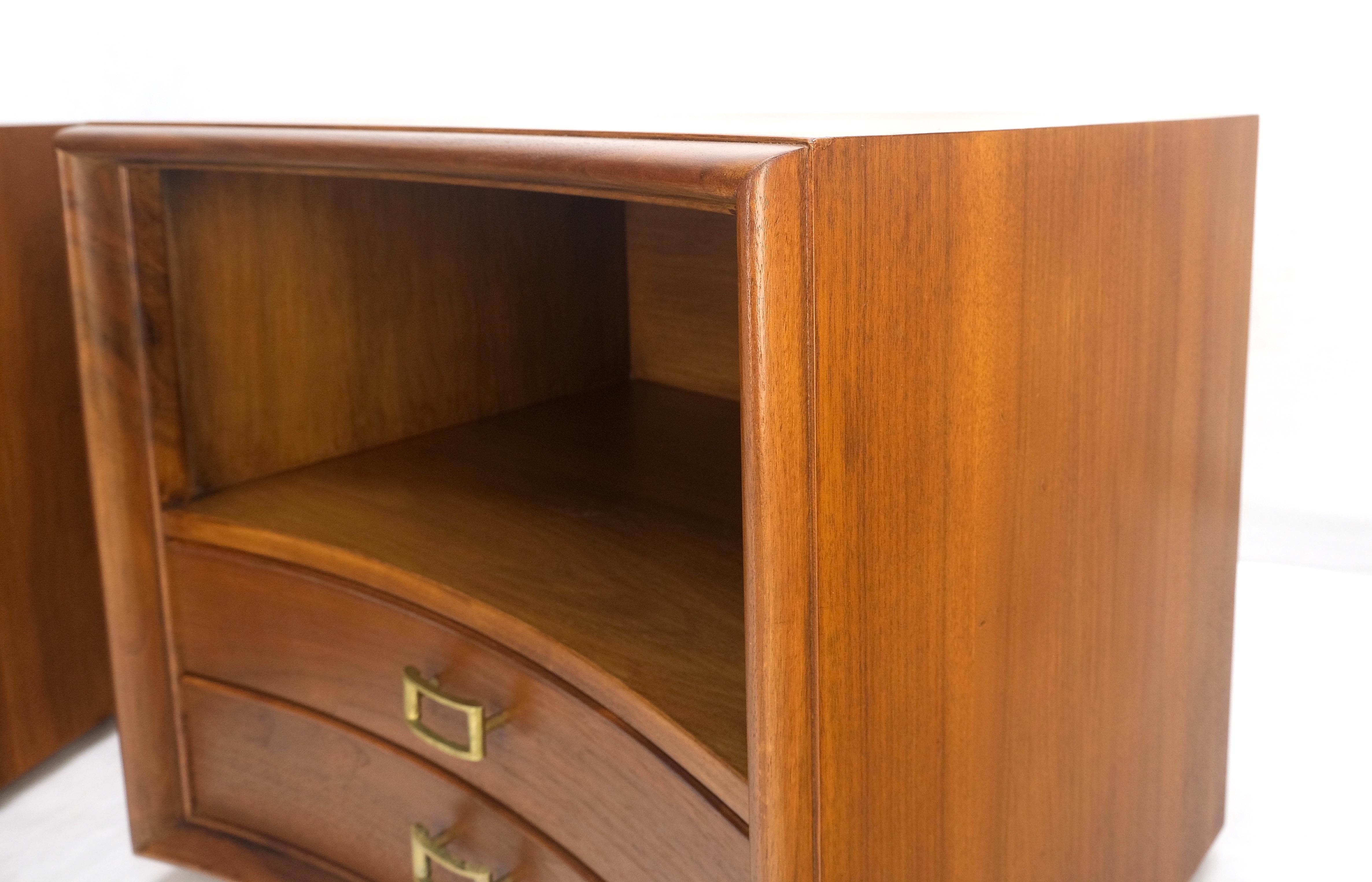 Mid-Century Modern Paire de tables de nuit MINT ! Paul Frankl John Stuart en vente