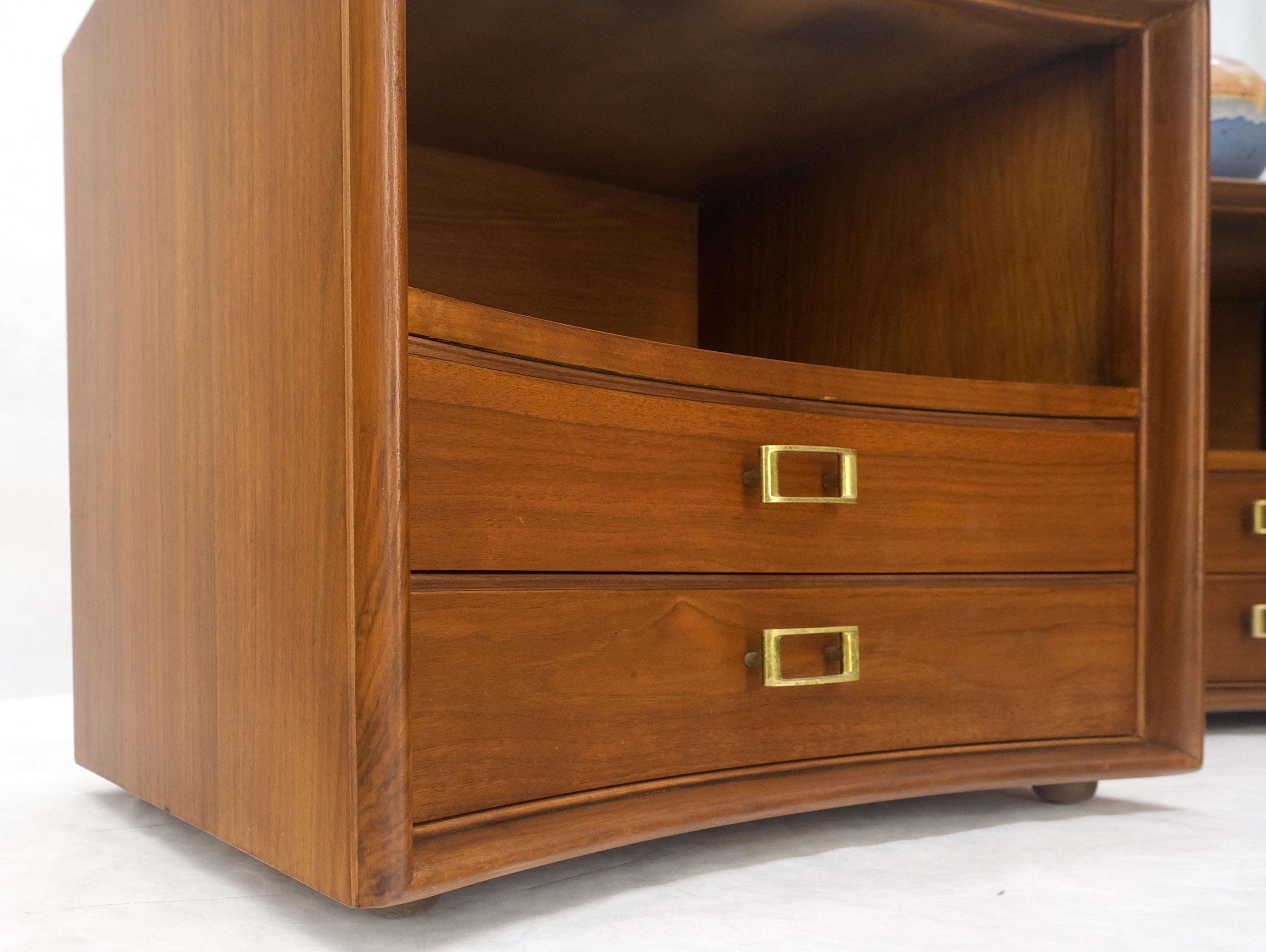 20ième siècle Paire de tables de nuit MINT ! Paul Frankl John Stuart en vente