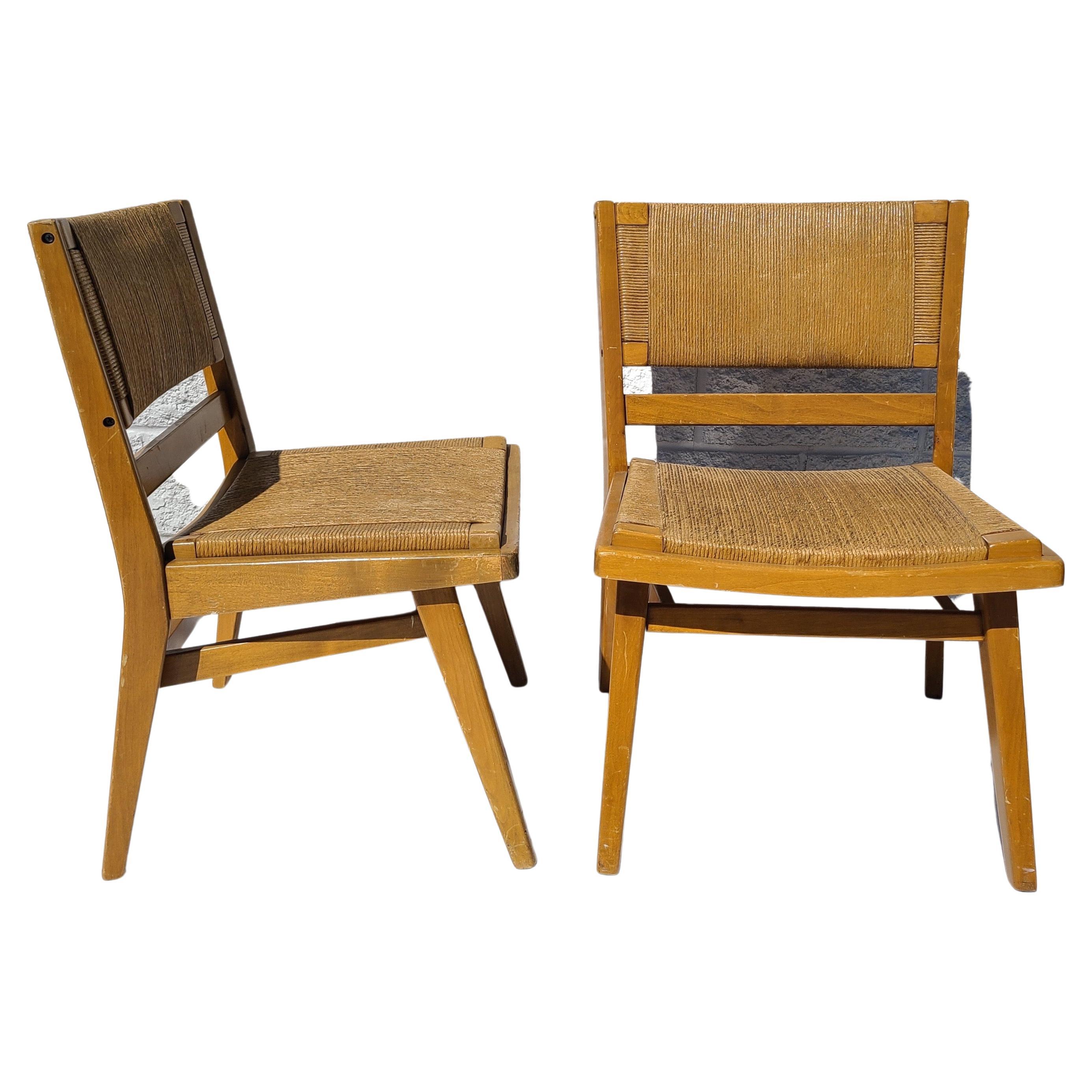 Pair Walnut Tacoma Chairs by Warner Cleveland 7