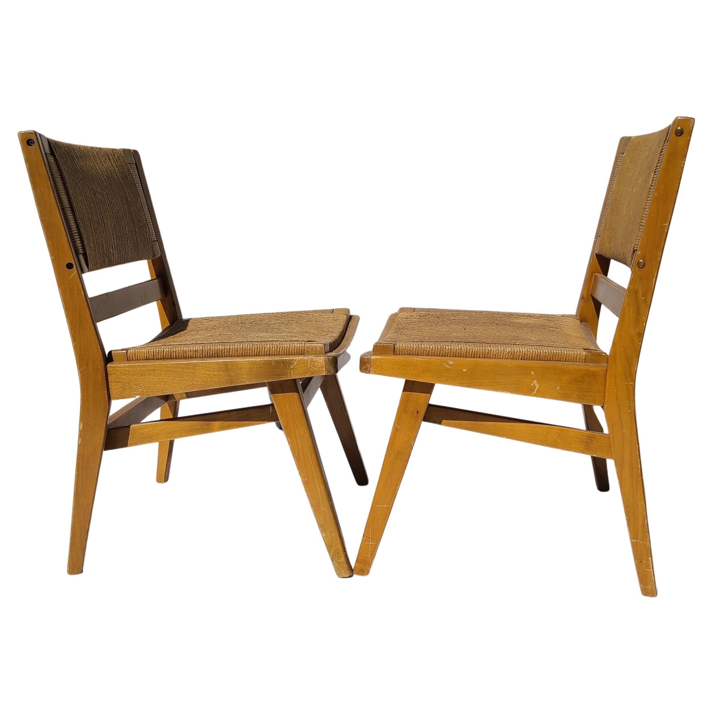 Pair Walnut Tacoma Chairs by Warner Cleveland 3
