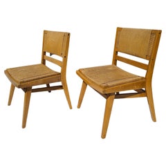 Pair Walnut Tacoma Chairs by Warner Cleveland