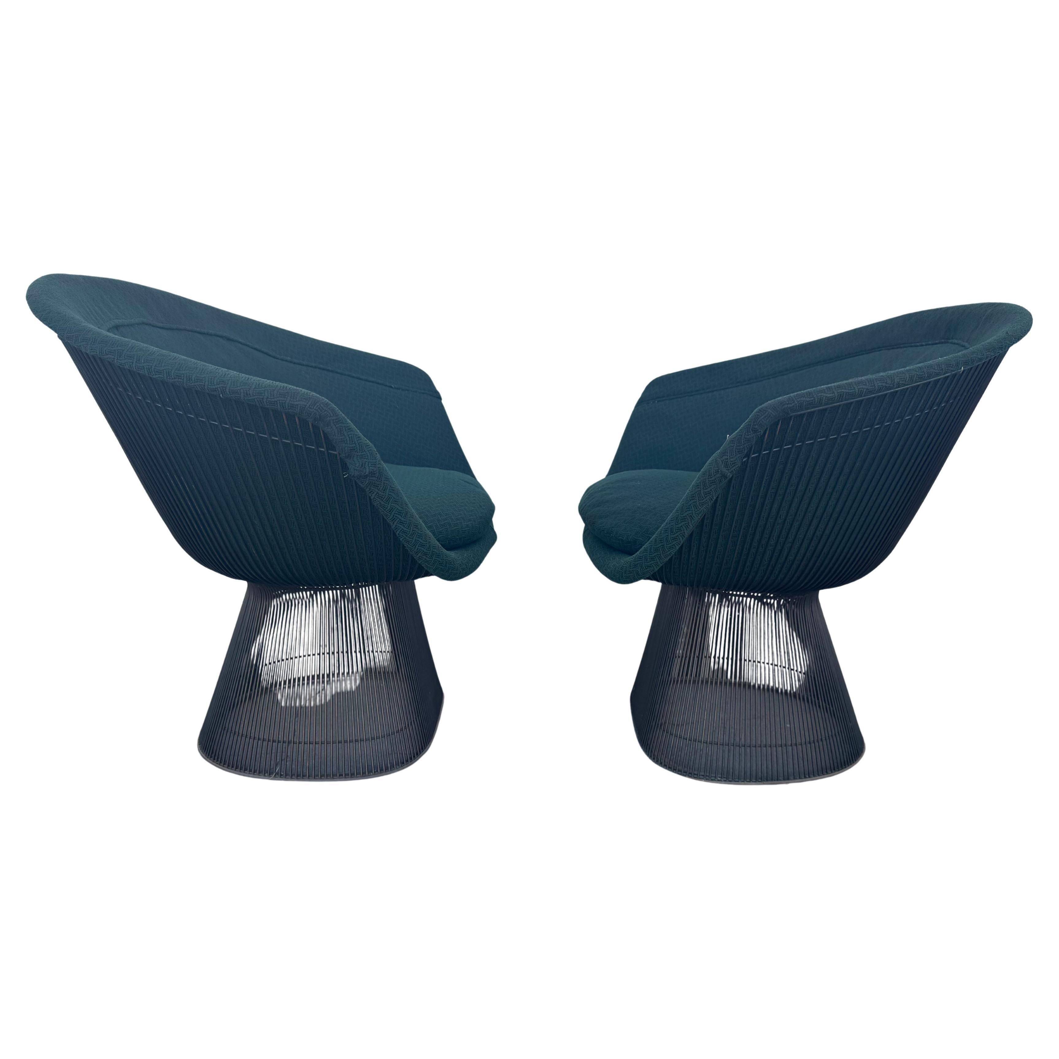 Pair of Warren Platner Lounge Chairs by Knoll Furniture