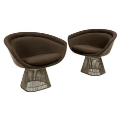 Paire de fauteuils de salon Warren Platner