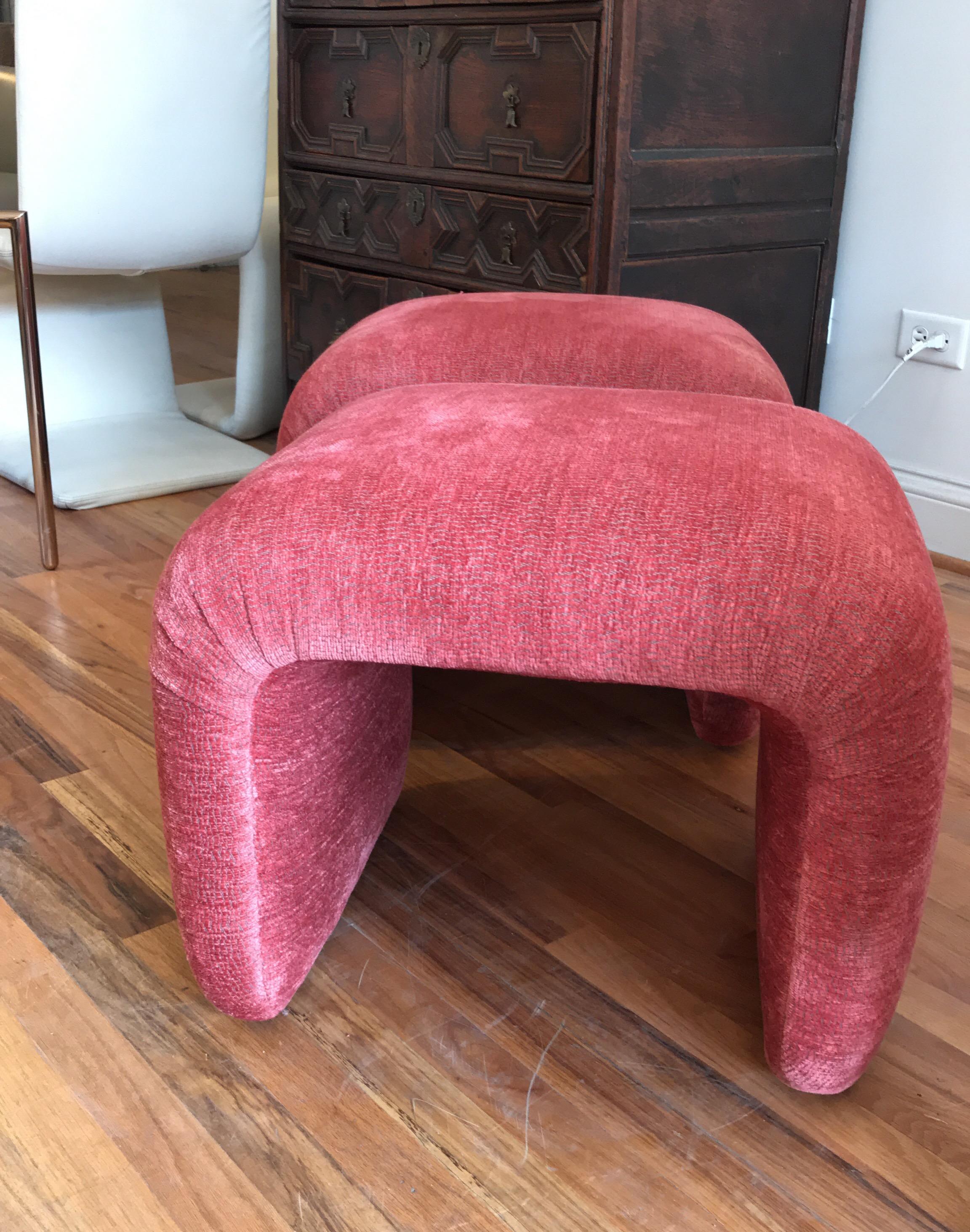 Pair of Waterfall Ottoman by Directional 6