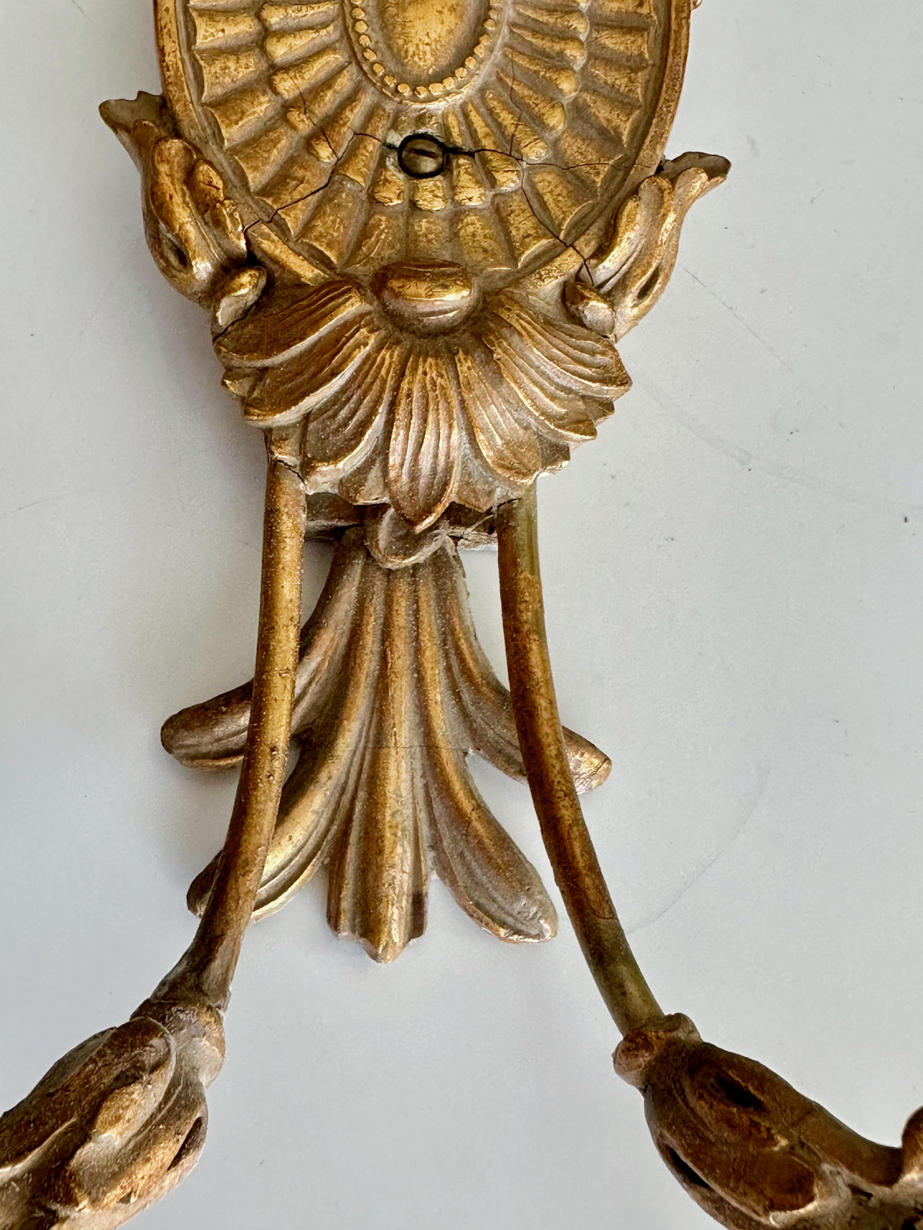 Pareja de candelabros de gavilla de trigo en venta 11