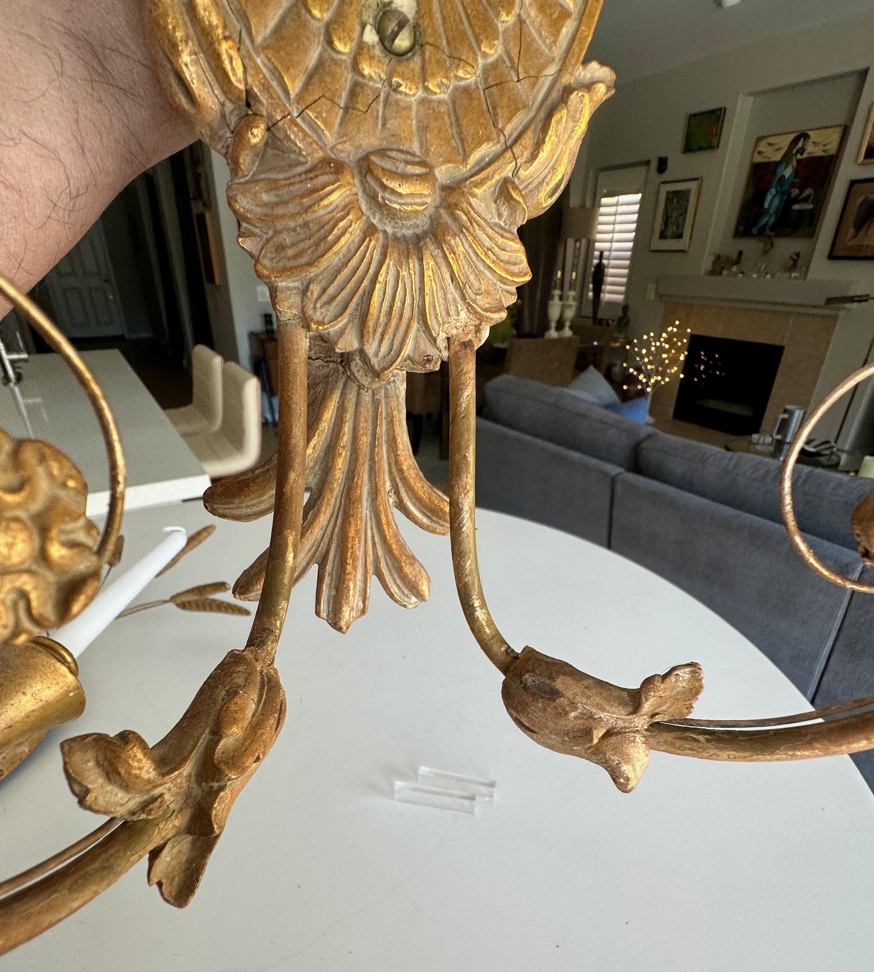 Pareja de candelabros de gavilla de trigo en venta 3