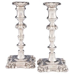 Paire de chandeliers William IV Sheffield 1836