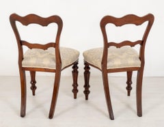 Pair William IV Chairs, Antique Mahogany Chair