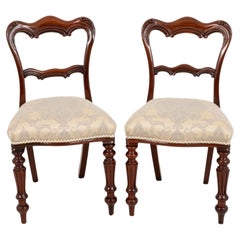 Pair William IV Chairs, Antique Mahogany Chair