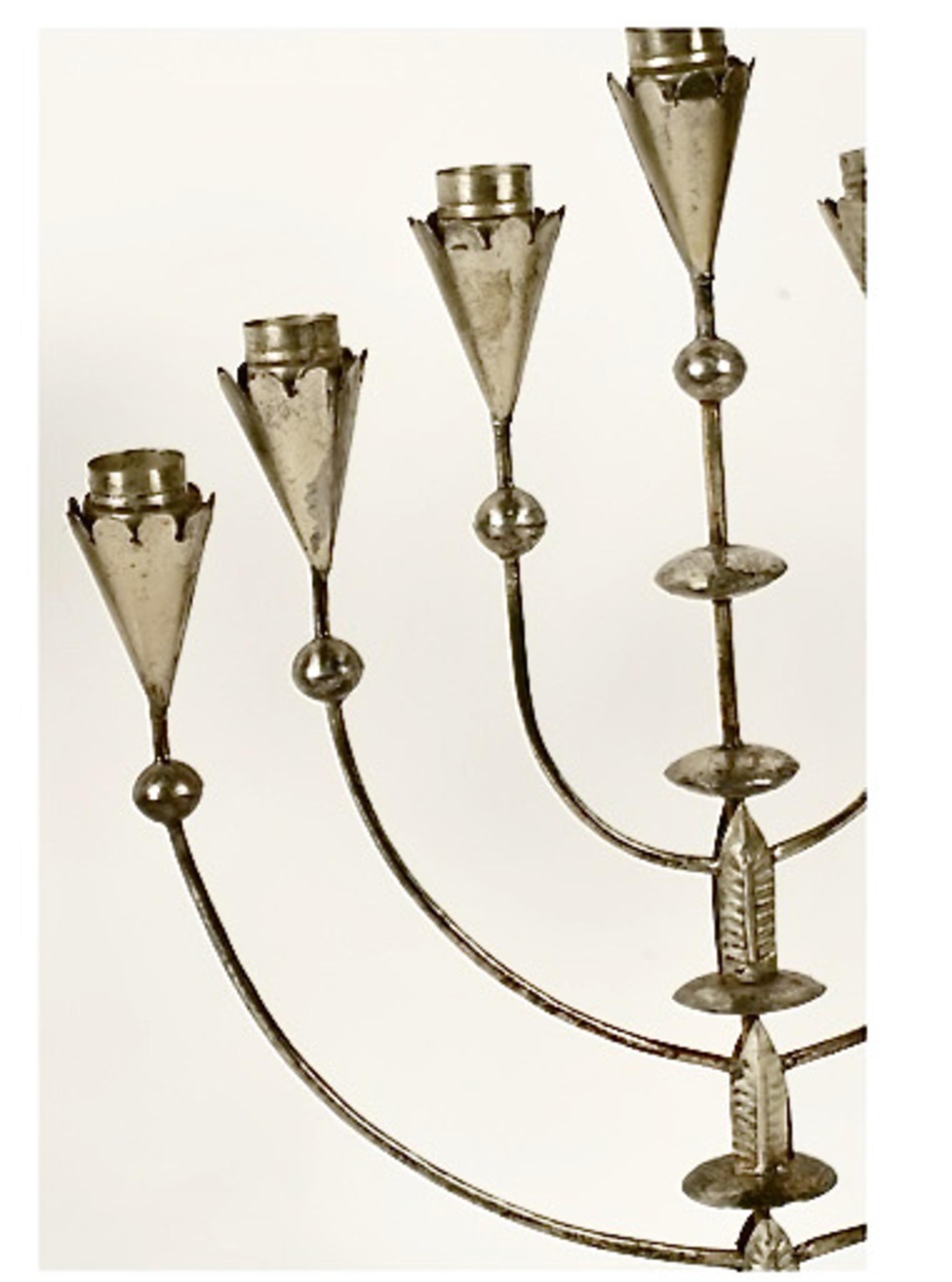 Mexicain Paire de chandeliers mexicains en étain William Spratling en vente
