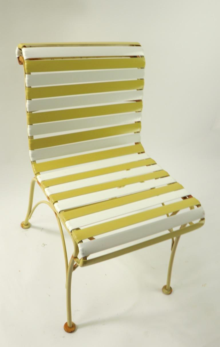 lounge chair plastic straps