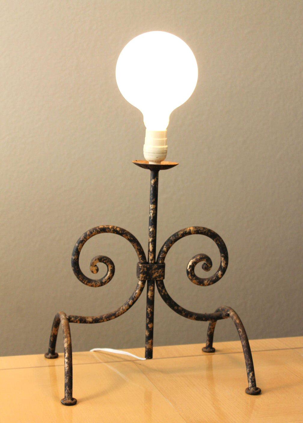 Polychromé Paire ! Lampes décoratives d'après Tommi Parzinger, Andiron Art des années 1960 en vente