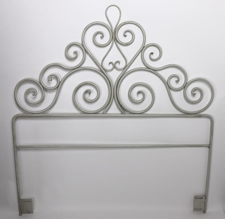 wrought iron head boards